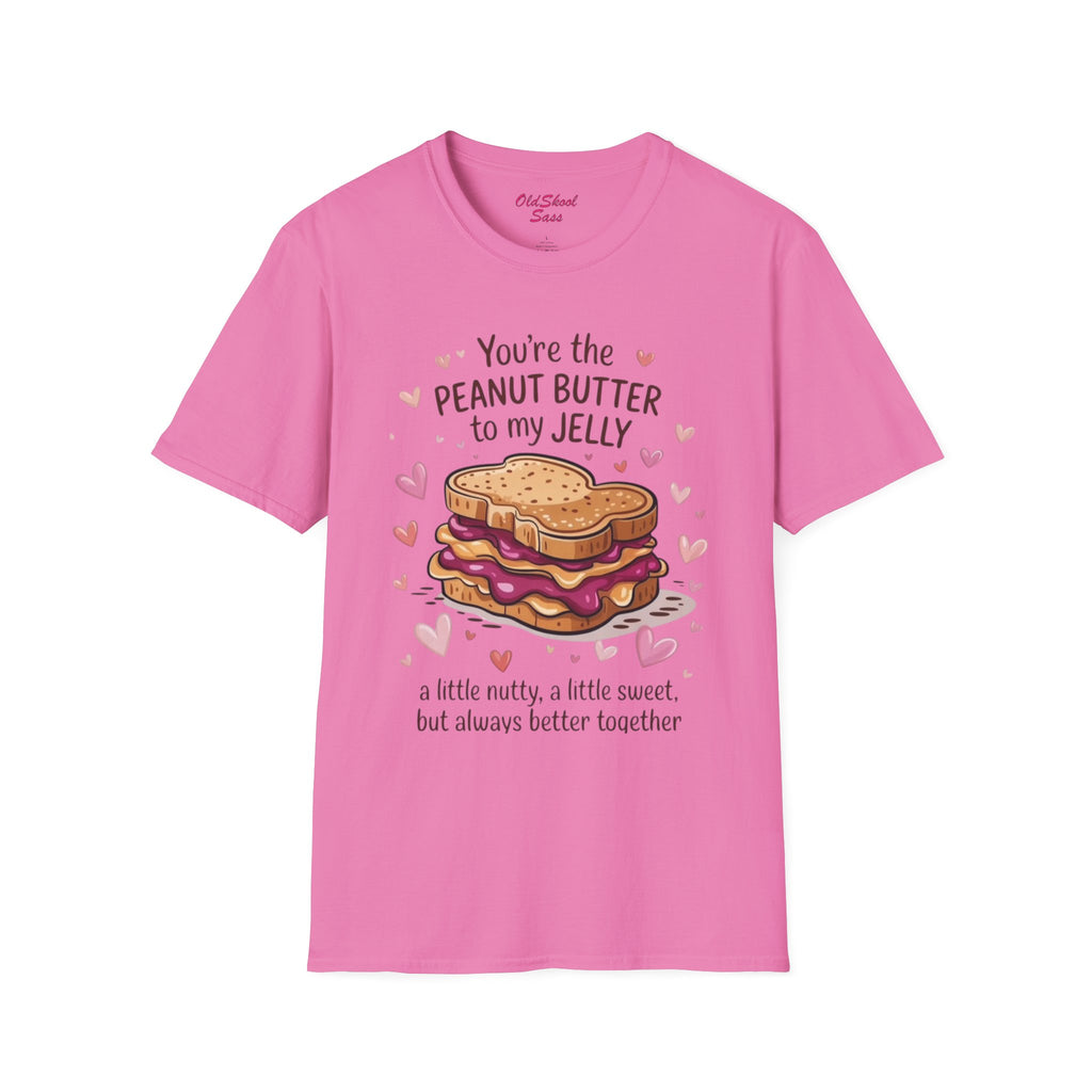 Cute Peanut Butter and Jelly Couple T-Shirt, Valentine's Day Gift, Sweet Relationship Tee, Fun Food Lovers Shirt, Unisex Graphic Top