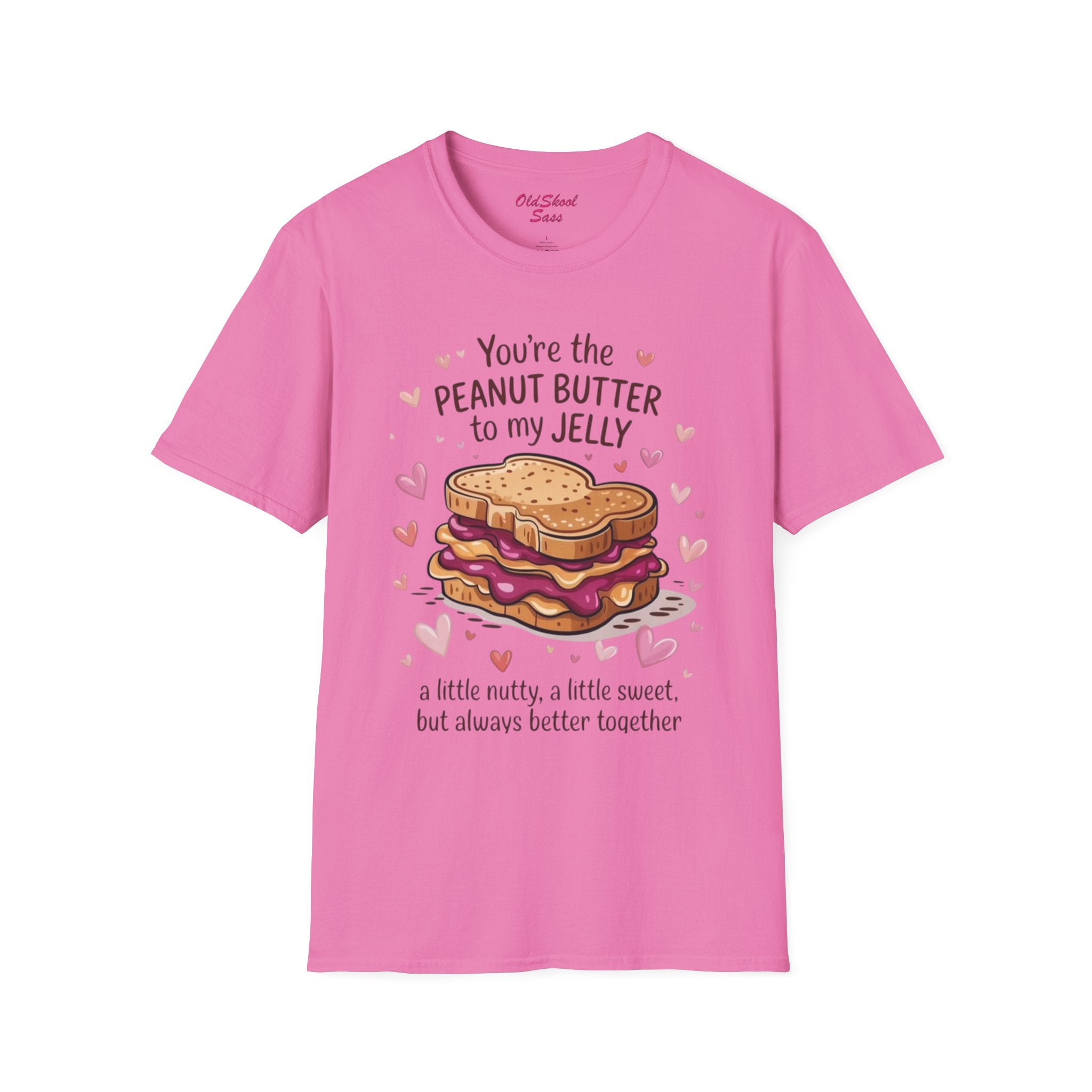 Cute Peanut Butter and Jelly Couple T-Shirt, Valentine's Day Gift, Sweet Relationship Tee, Fun Food Lovers Shirt, Unisex Graphic Top