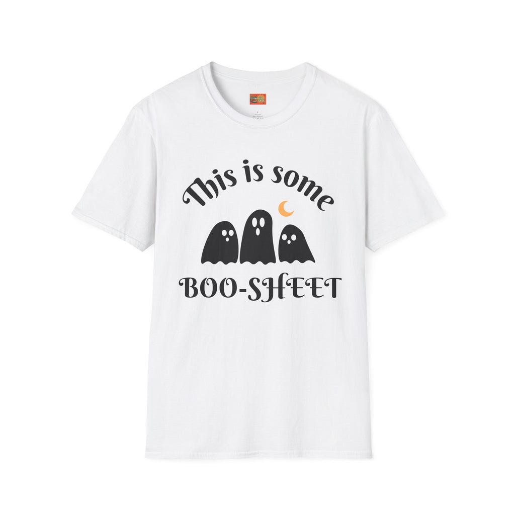 Unisex Halloween Graphic T-Shirt - This is Some Boo-Sheet, Funny Ghost Tee, Halloween Apparel, Fall Festival Shirt, Spooky Gift Idea