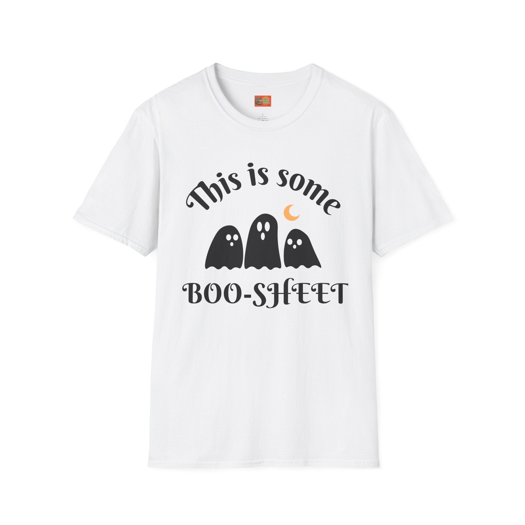Unisex Halloween Graphic T-Shirt - This is Some Boo-Sheet, Funny Ghost Tee, Halloween Apparel, Fall Festival Shirt, Spooky Gift Idea