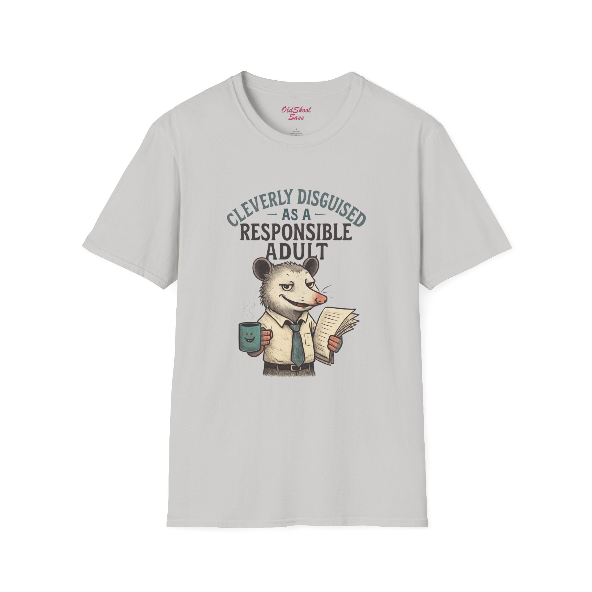 Cleverly Disguised Adult T-Shirt, Funny Animal Tee, Gift for Adults, Humorous Outfit, Unisex Softstyle Shirt