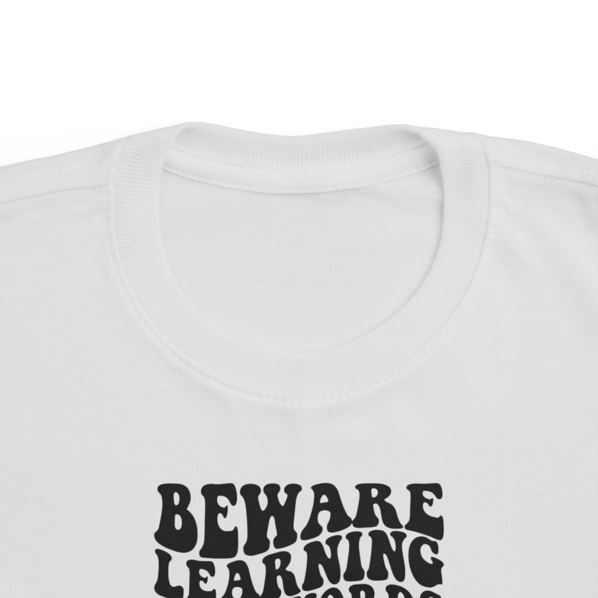 Beware Toddler T-Shirt - Beware Learning Bad Words, Cute Kids Tee, Funny Toddler Gift, Trendy Kids Apparel, Playful T-Shirt