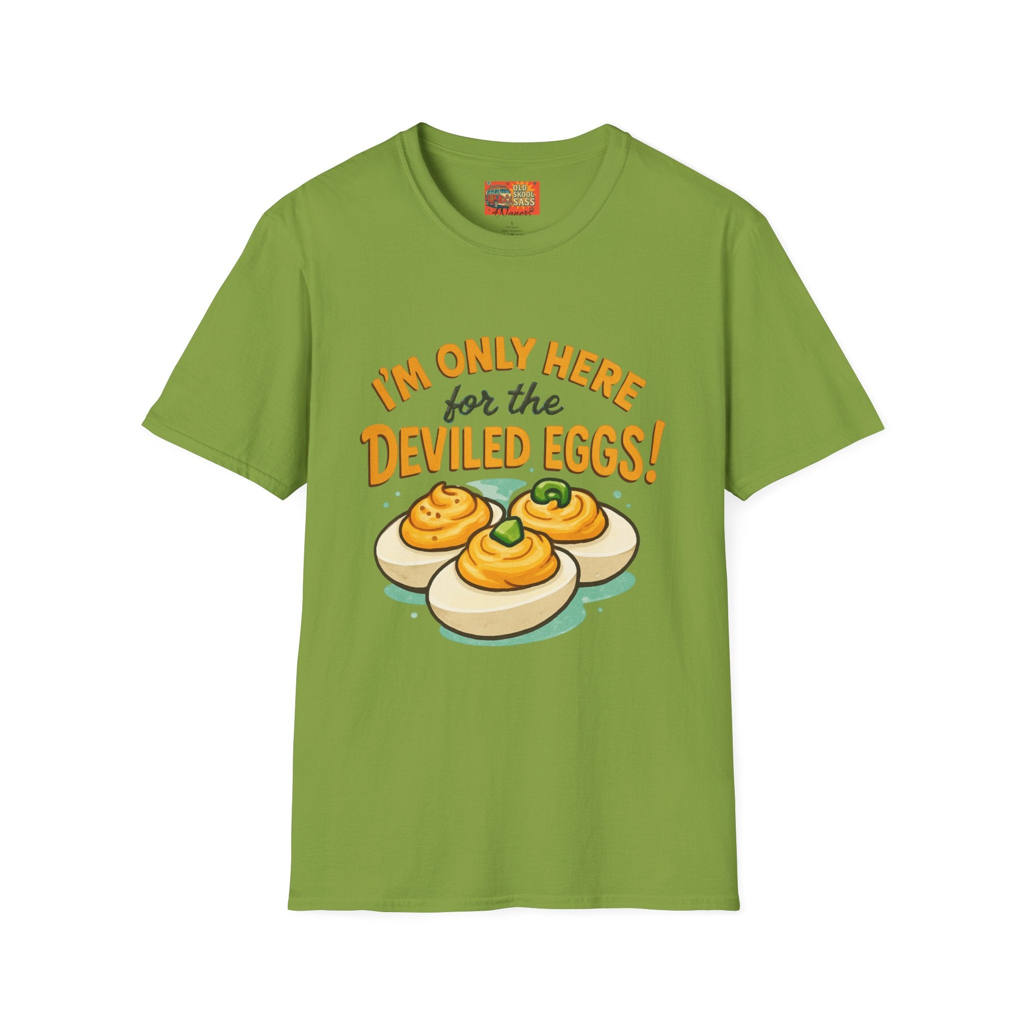 Funny Deviled Eggs T-Shirt, Casual Tee, Foodie Gift, Kitchen Shirt, Thanksgiving Apparel, Party Clothing