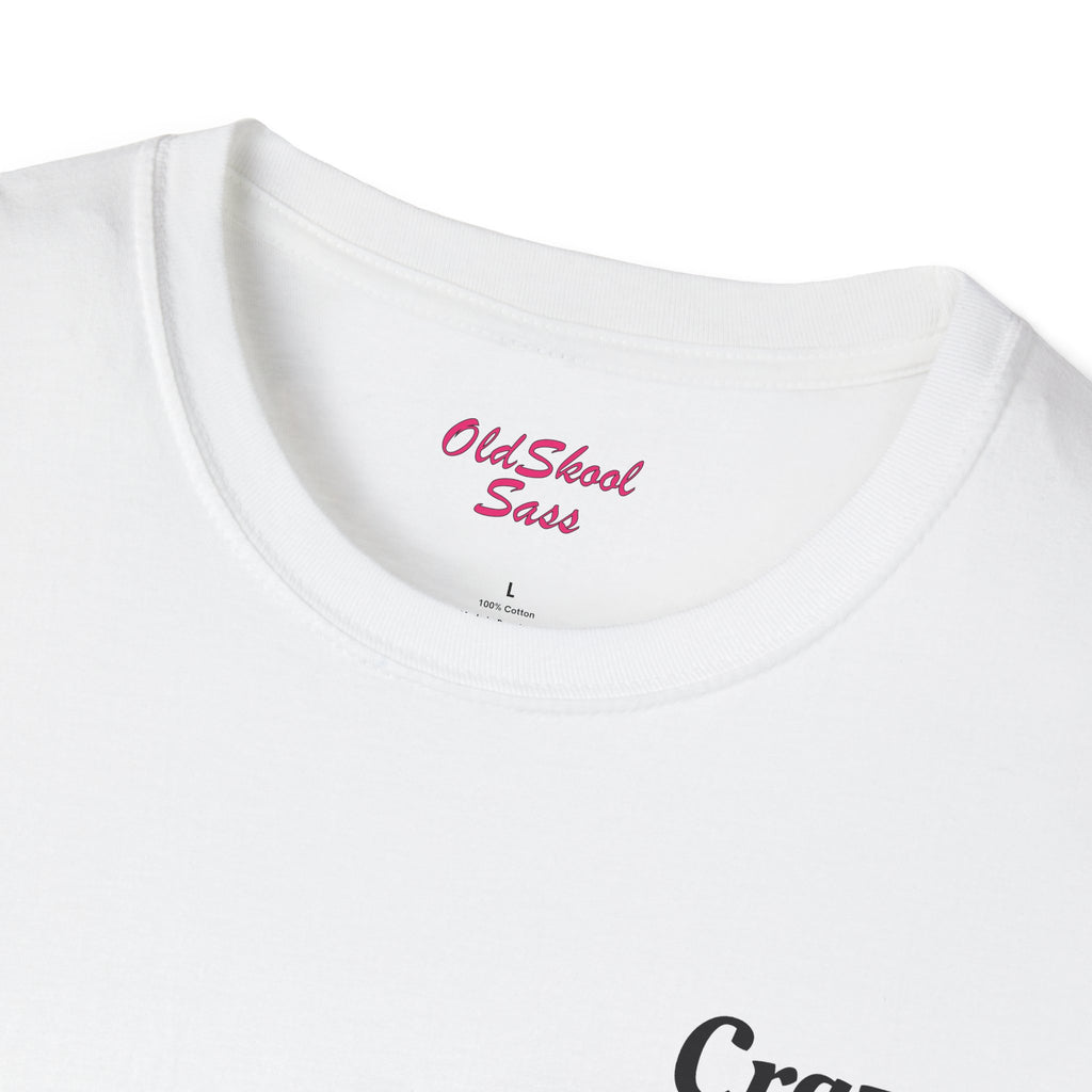 Crazy Train Unisex Softstyle T-Shirt, Perfect for Train Lovers, Unique Gift for Him/Her, Casual Wear, Fun Graphic Tee