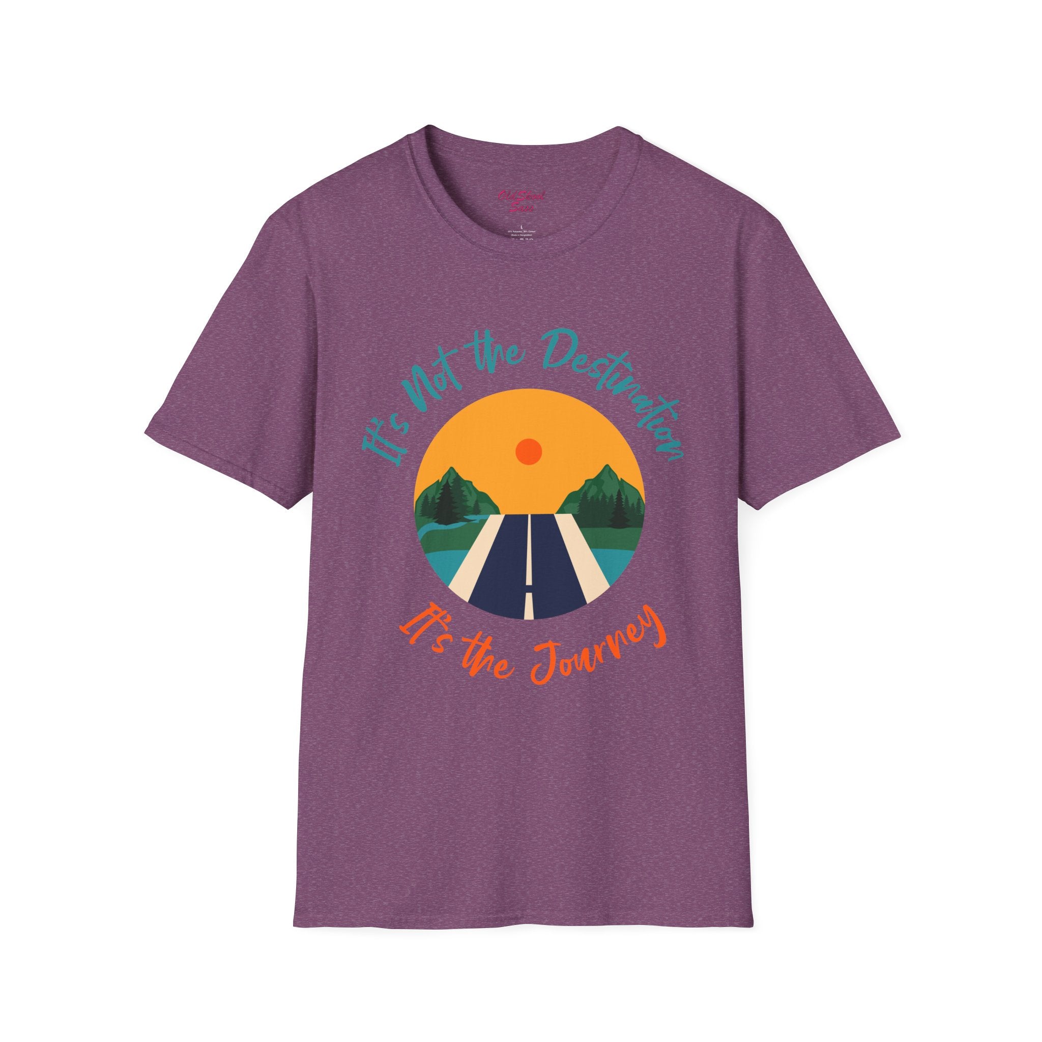 Adventure Journey Tee - Unisex Softstyle T-Shirt, Travel Shirt, Motivational Gift, Road Trip Apparel, Hiking Outfit, Inspirational Clothing