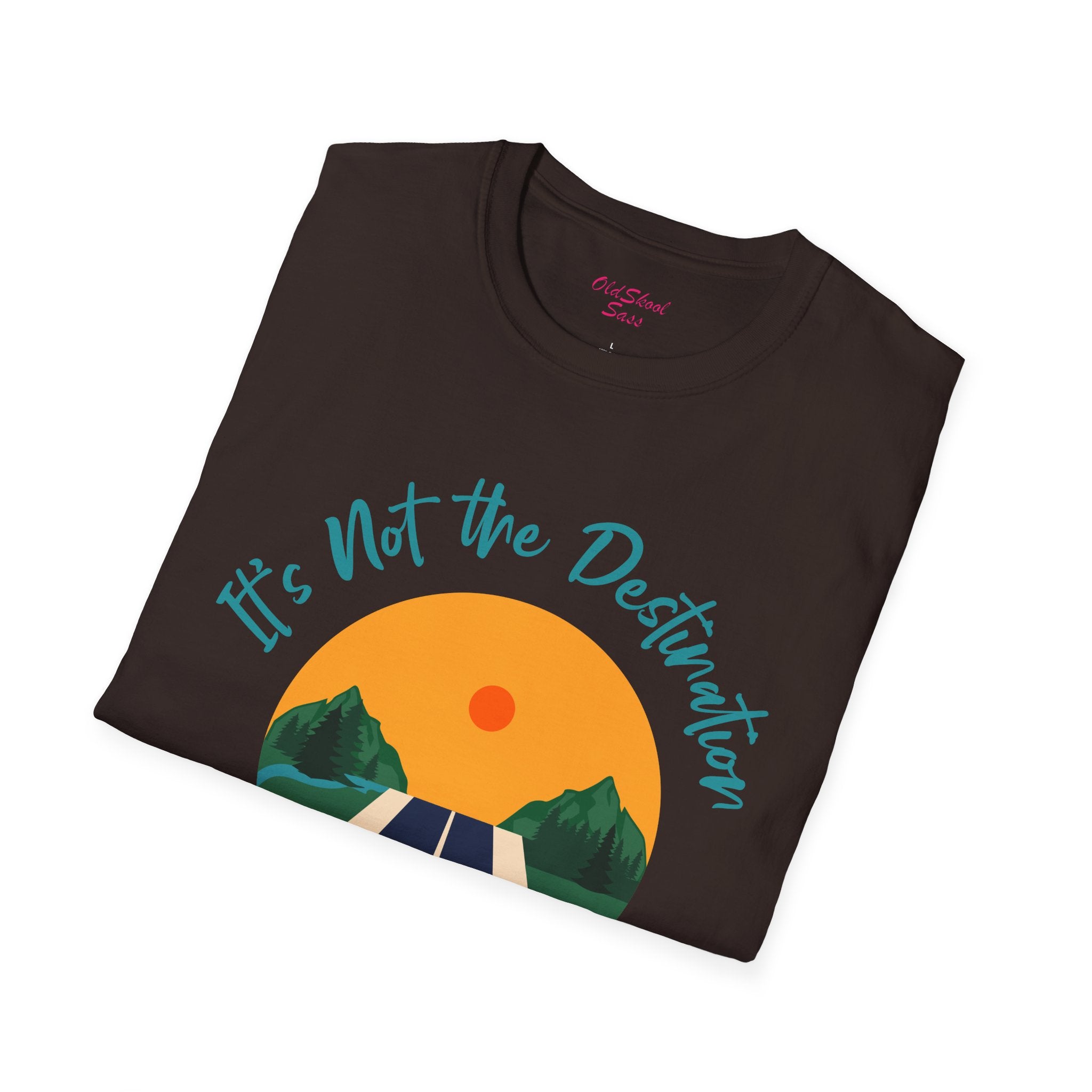 Adventure Journey Tee - Unisex Softstyle T-Shirt, Travel Shirt, Motivational Gift, Road Trip Apparel, Hiking Outfit, Inspirational Clothing