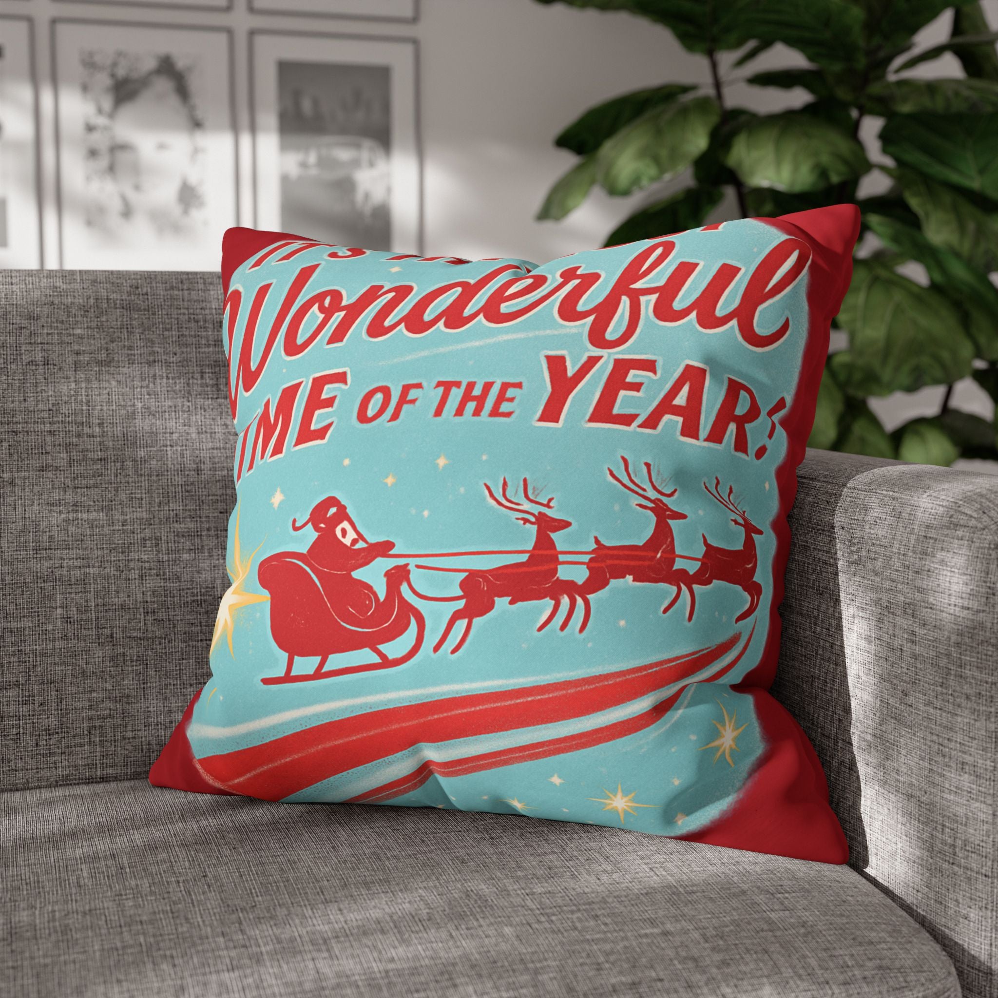 Festive Holiday Pillow