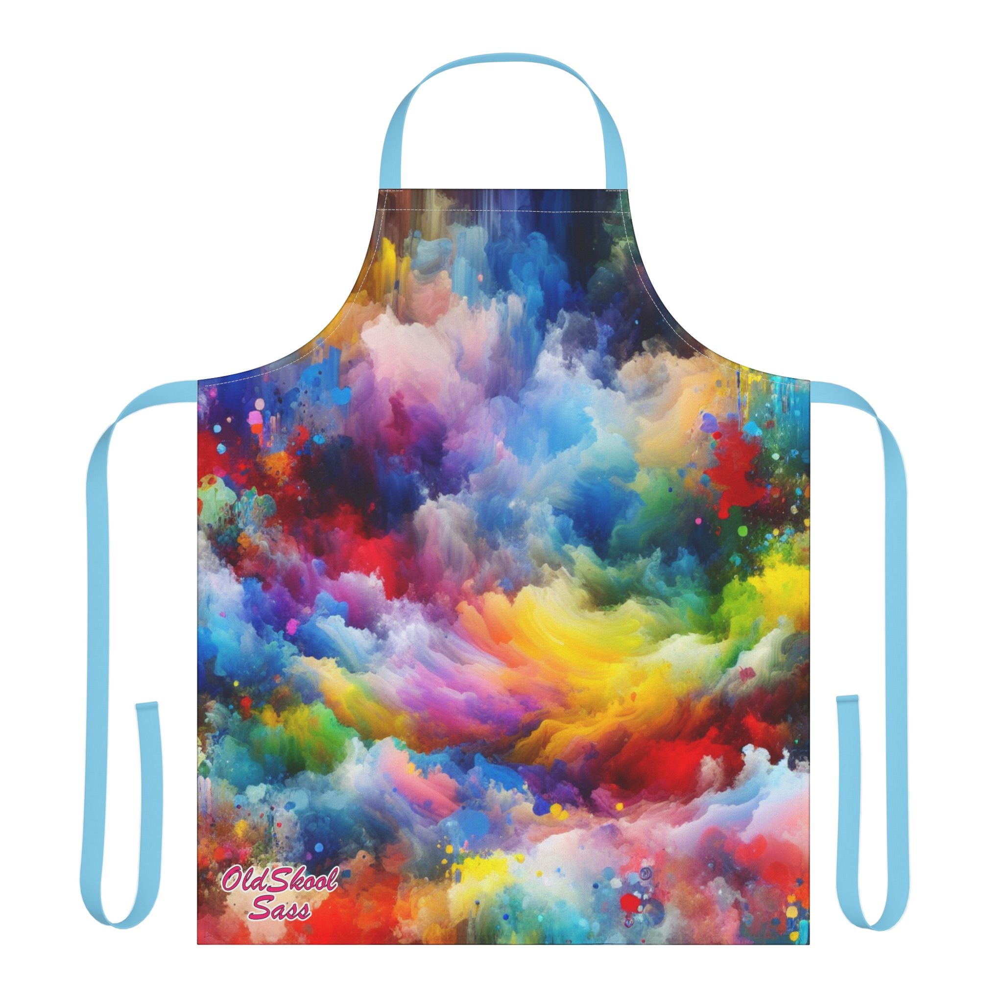 Vibrant Art Apron, Colorful Cooking Gift, Artistic Kitchenwear, Unique Chef Apron, Kitchen Decor, BBQ Essentials