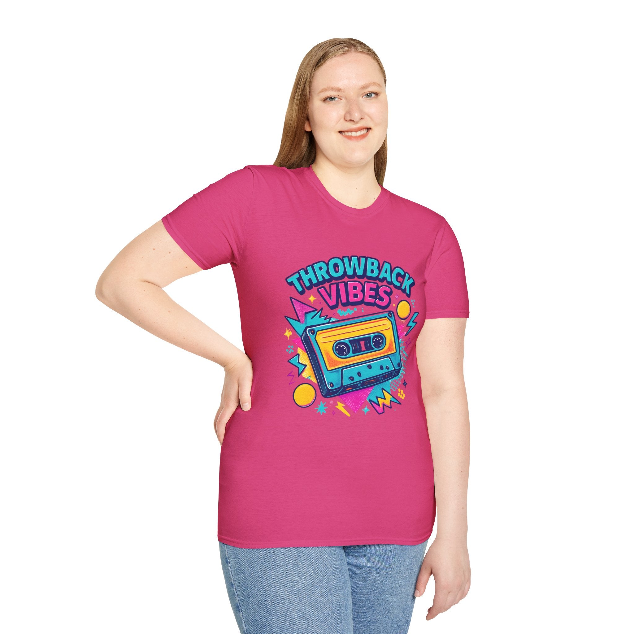 Retro Graphic T-Shirt, Throwback Vibes Tee, 80s 90s Nostalgia Shirt, Casual Wear, Trendy Gift for Music Lovers