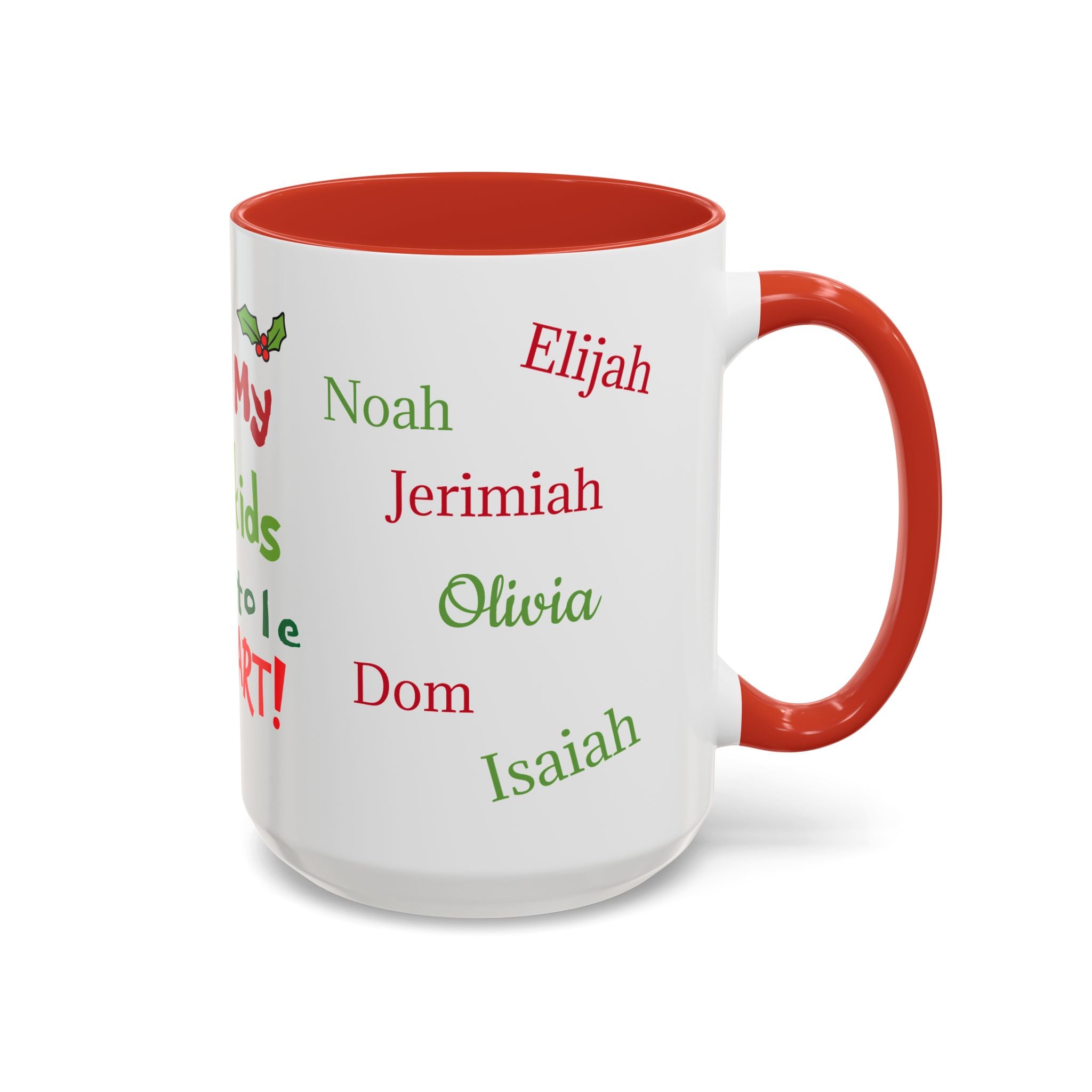 Grinch Personalized Holiday Accent Coffee Mug - Unique Gift for Friends, Family, Special Occasions, Customizable, Fun Décor, Heartwarming