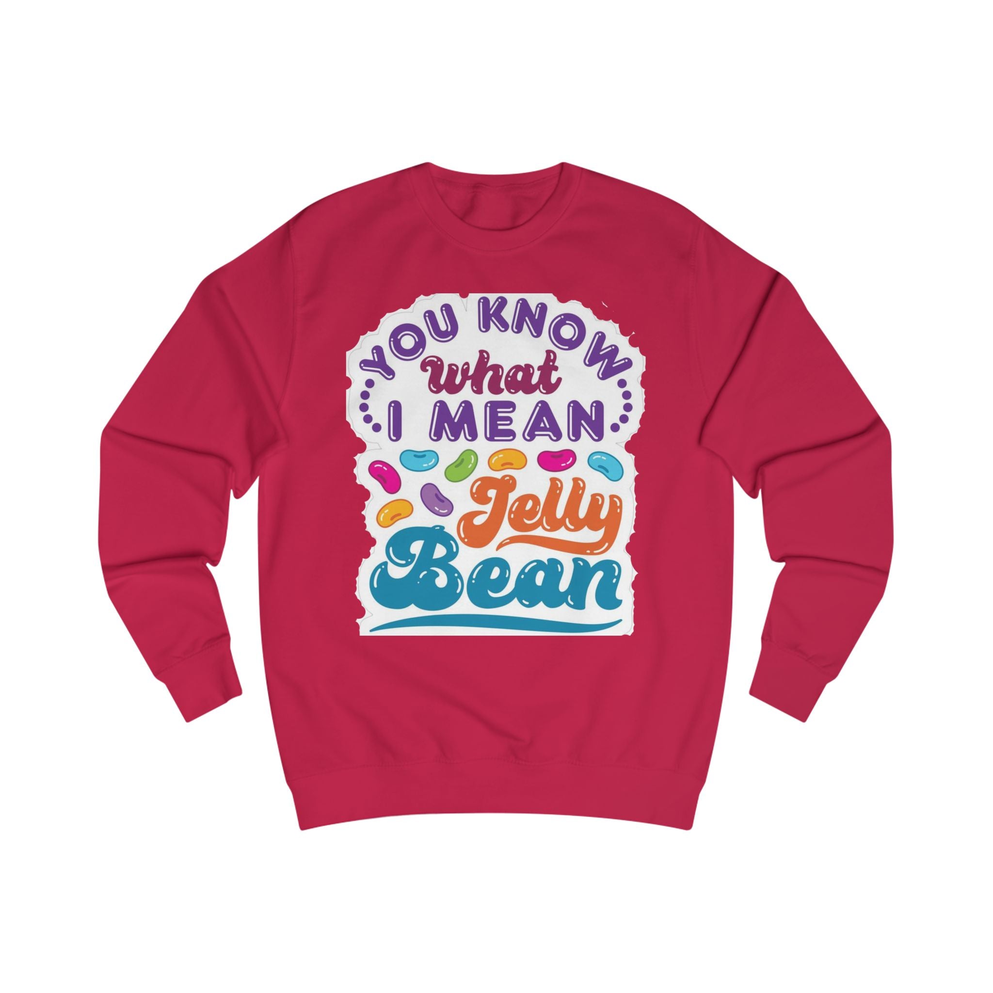 Jelly Bean Sweatshirt - Fun Unisex Apparel for Spring Celebrations, Easter Wonder, Casual Comfort, Tote Bags, Unique Gifts