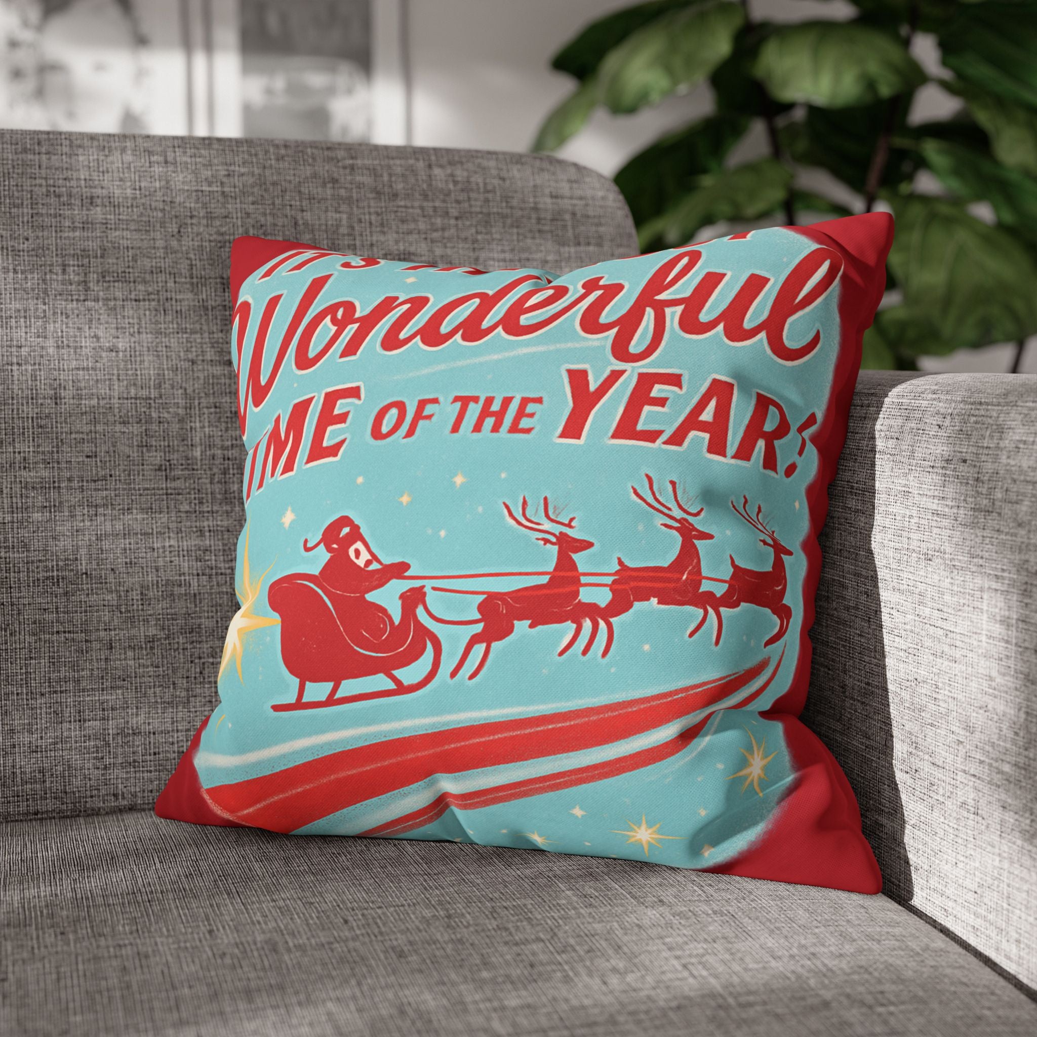 Festive Holiday Pillow