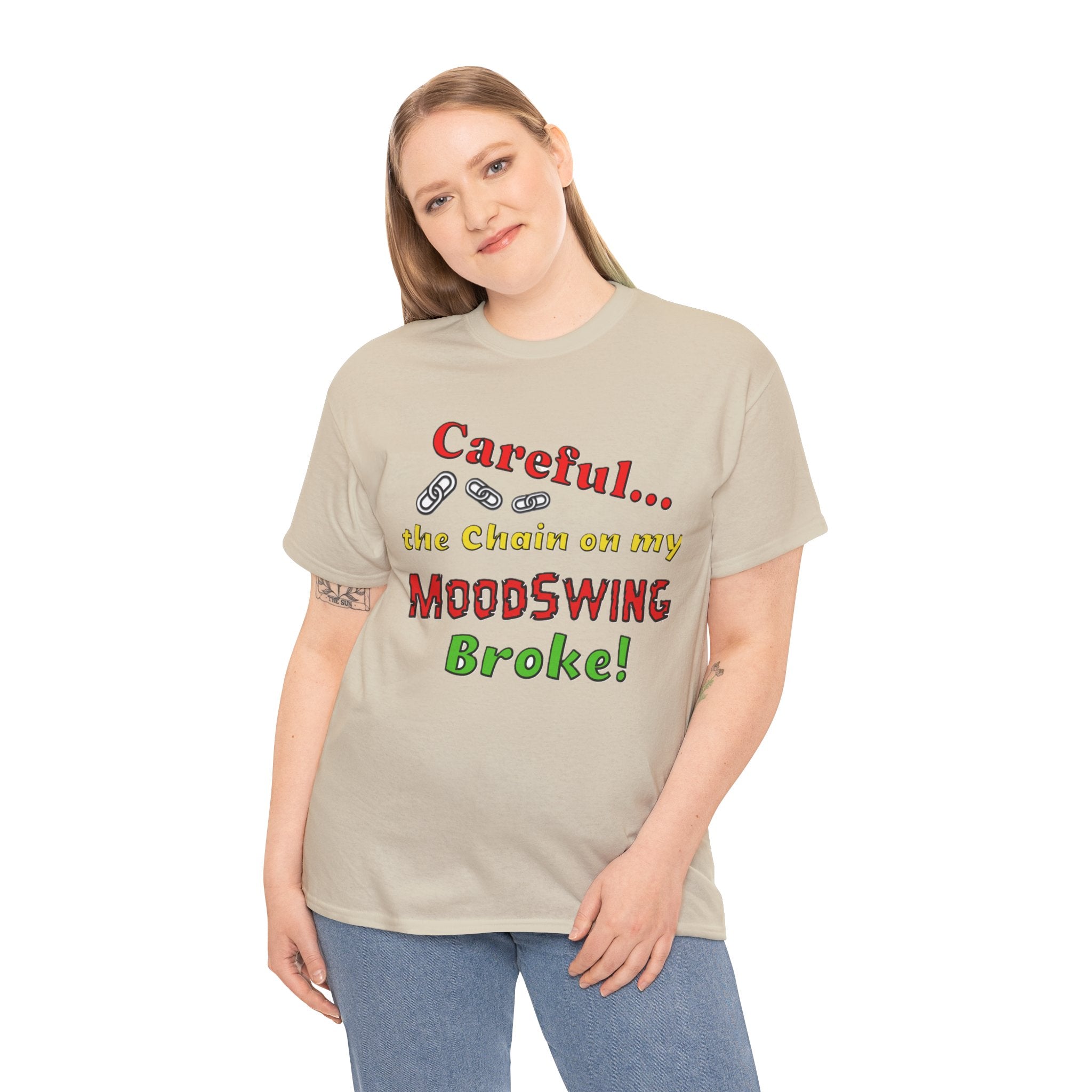 Mood Swing Humor Tee - Fun Graphic Shirt, Casual Wear, Gift for Friends, Quirky Apparel, Humor Lover's Gift