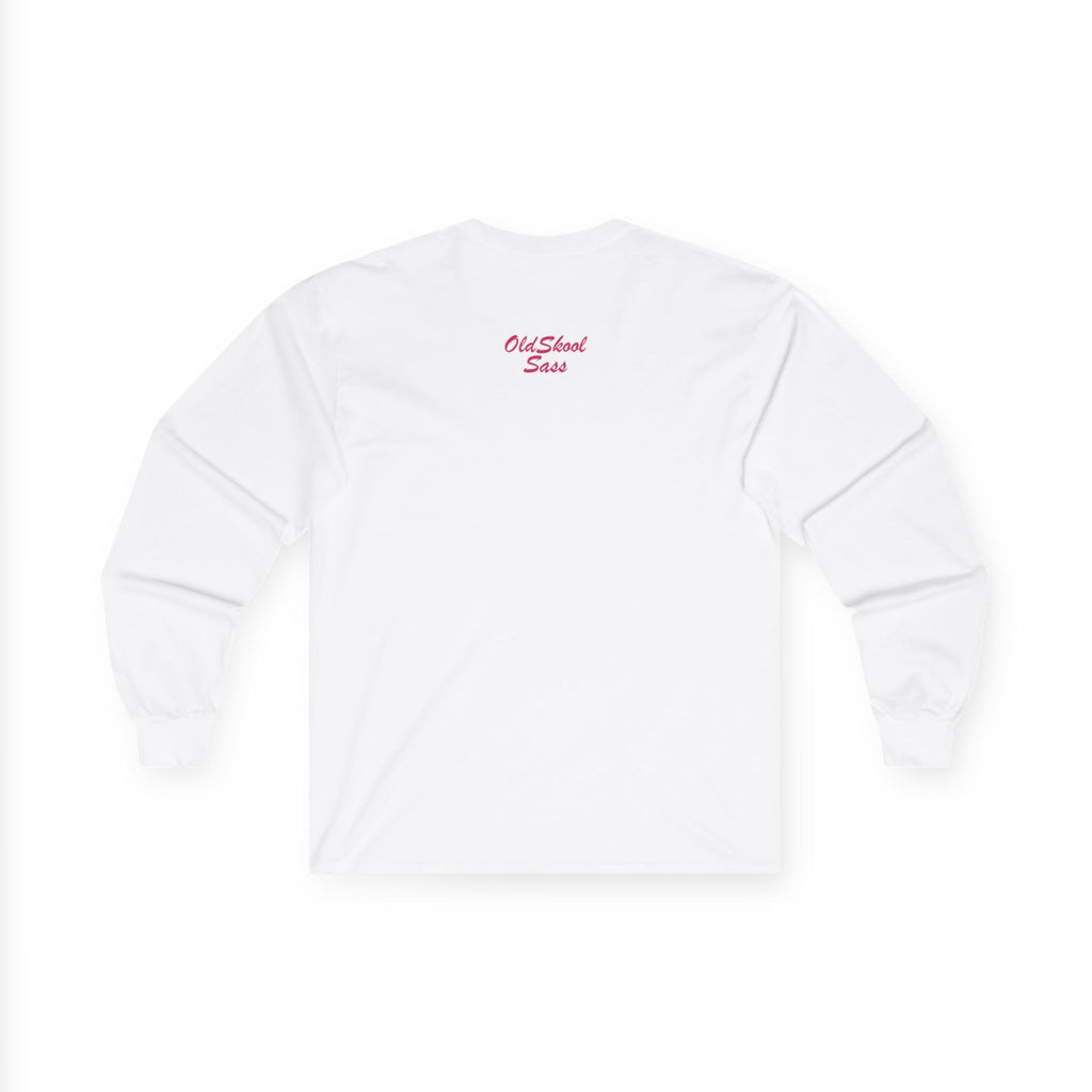Cute Cow Graphic Long Sleeve Tee, Fun T-Shirt for Animal Lovers, Gift for Birthdays, Casual Wear, Farmhouse Style, Perfect for Every Season