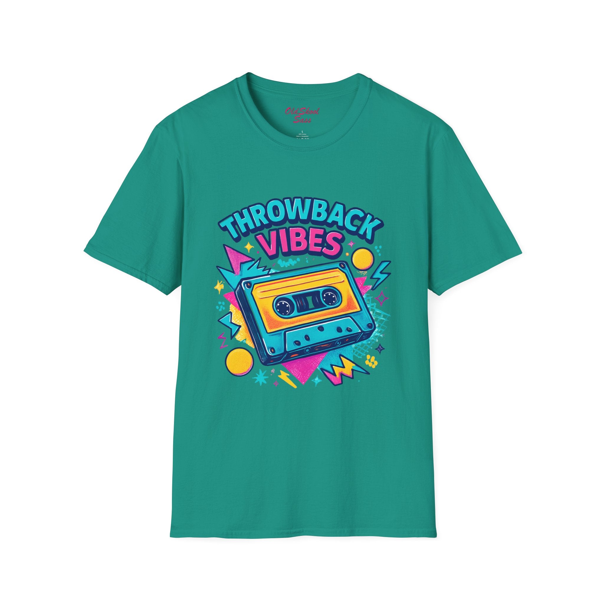 Retro Graphic T-Shirt, Throwback Vibes Tee, 80s 90s Nostalgia Shirt, Casual Wear, Trendy Gift for Music Lovers