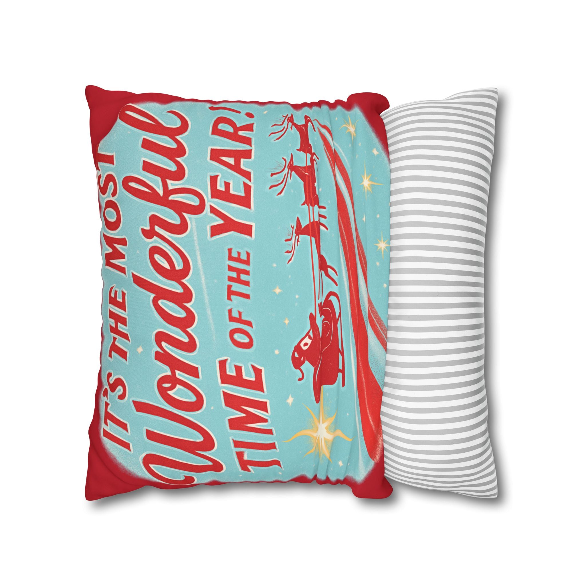 Festive Holiday Pillow