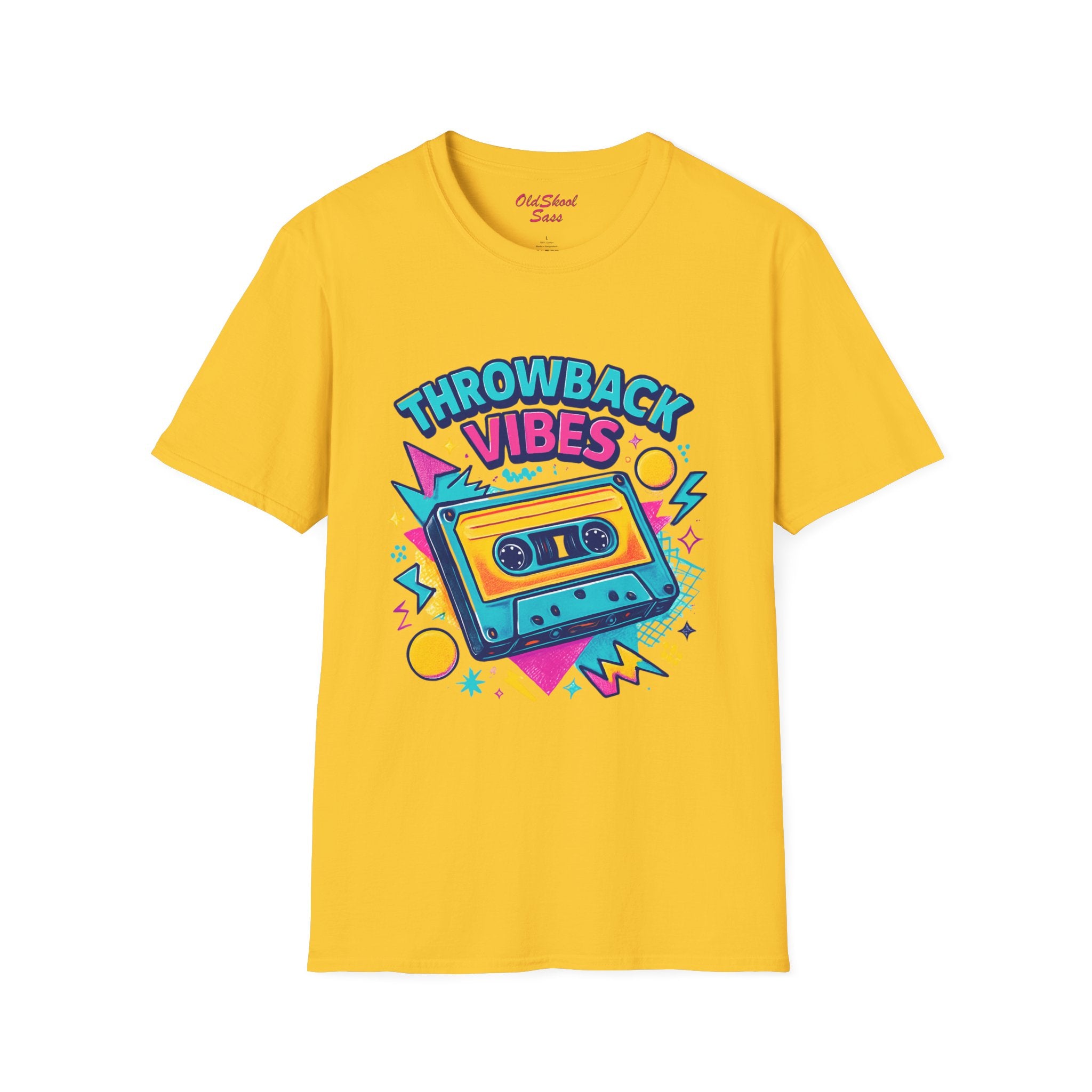 Retro Graphic T-Shirt, Throwback Vibes Tee, 80s 90s Nostalgia Shirt, Casual Wear, Trendy Gift for Music Lovers