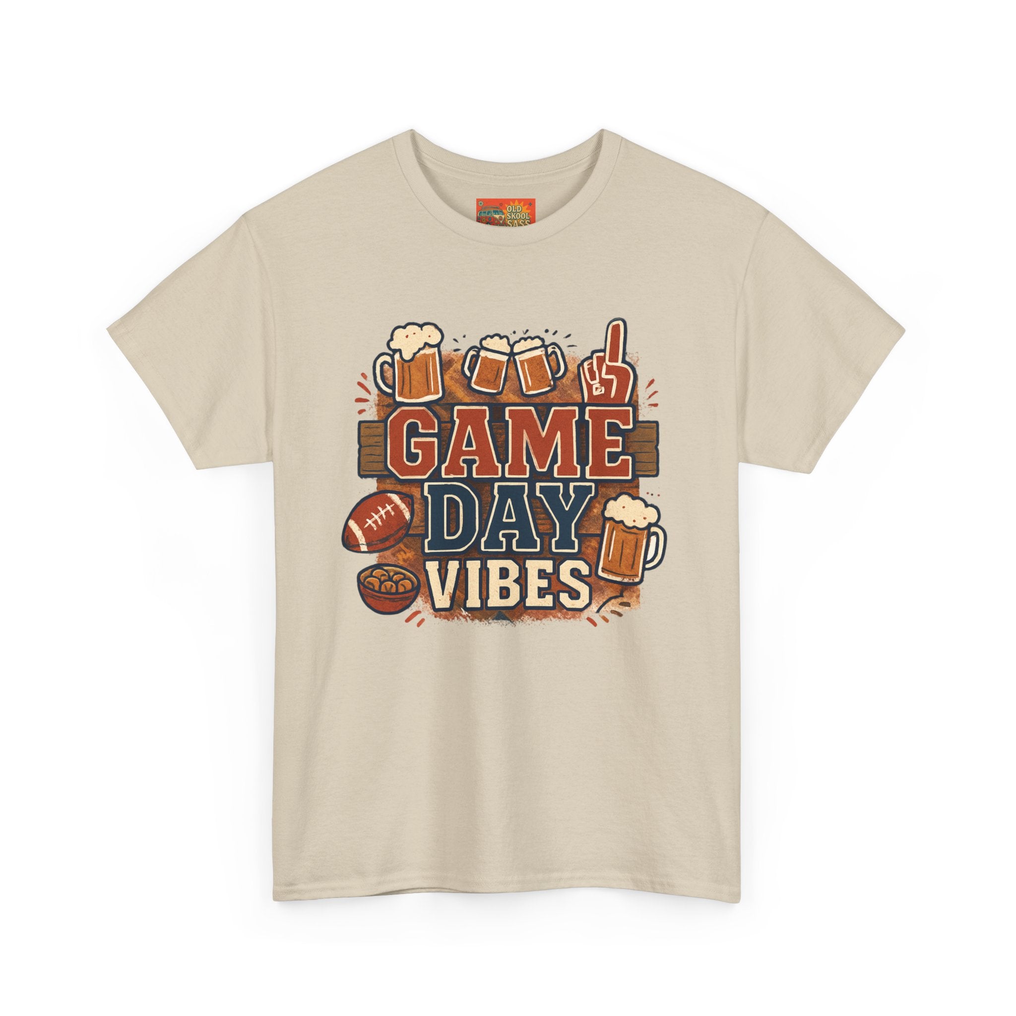Game Day Vibes Unisex Cotton Tee, Sports T-Shirt, Casual Wear, Tailgating Gear, Game Watch Party Shirt, Gift for Sports Fans