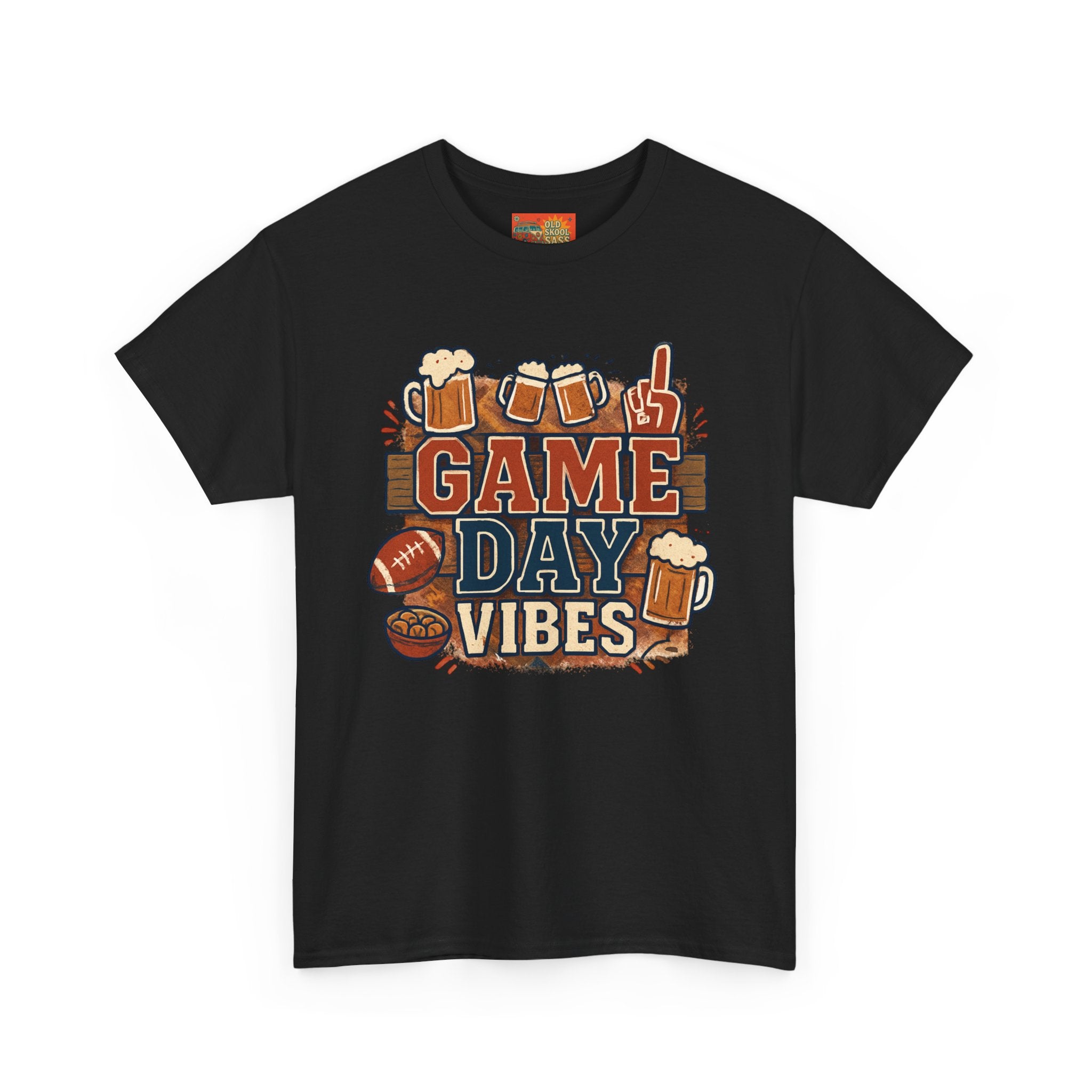 Game Day Vibes Unisex Cotton Tee, Sports T-Shirt, Casual Wear, Tailgating Gear, Game Watch Party Shirt, Gift for Sports Fans