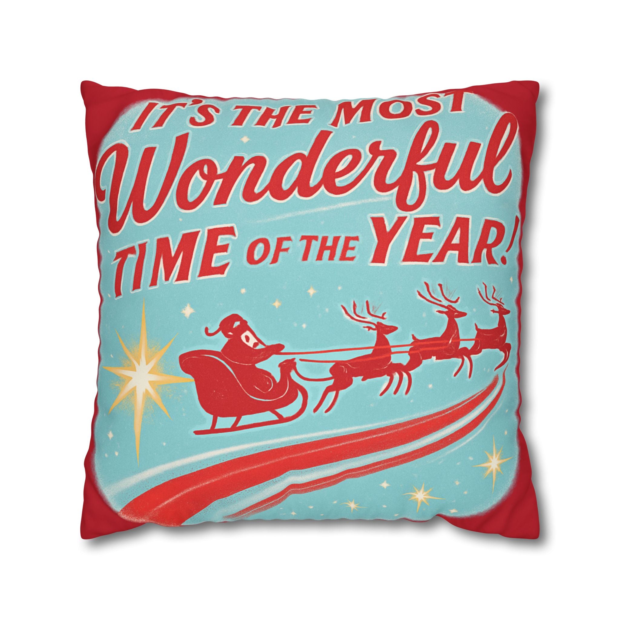 Festive Holiday Pillow