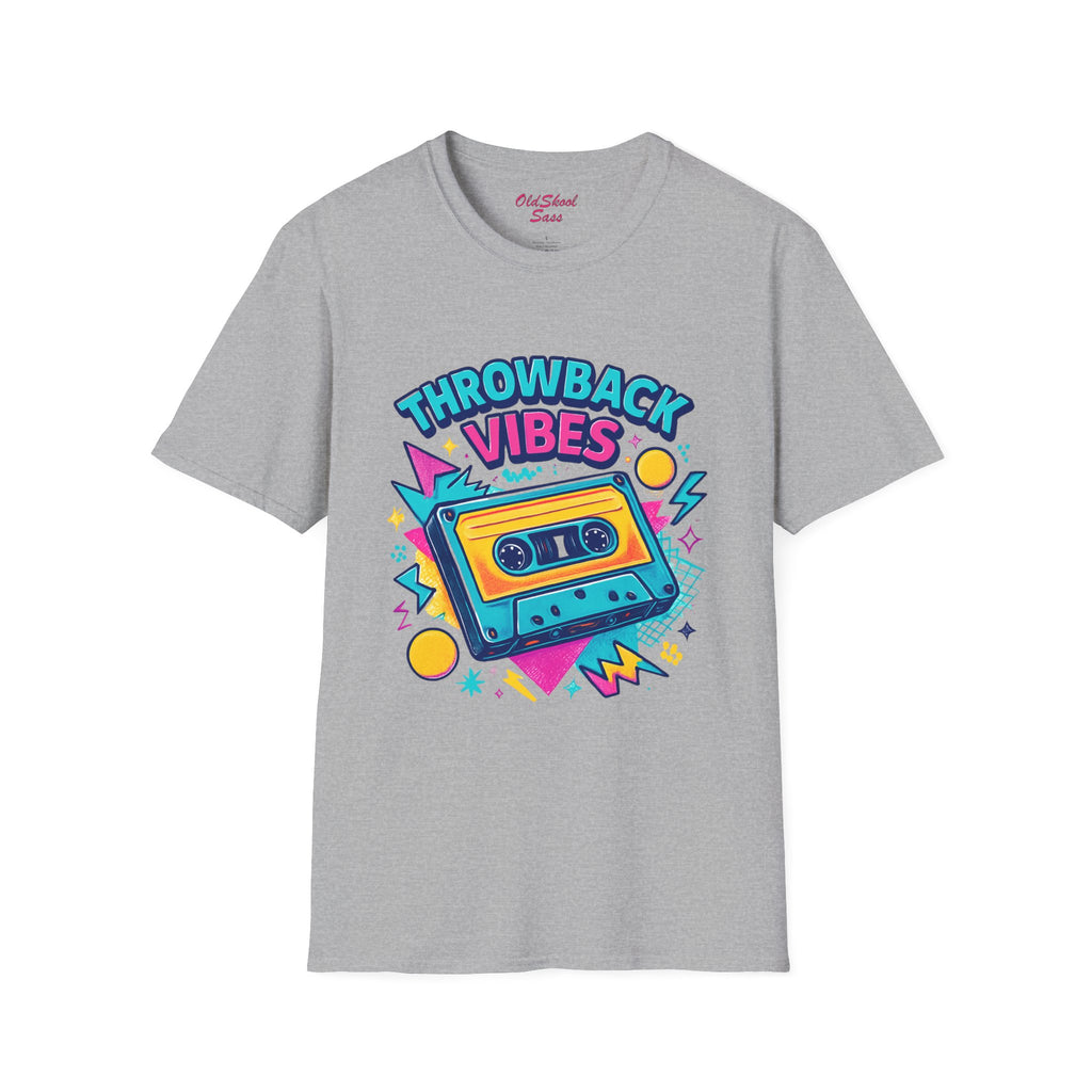 Retro Graphic T-Shirt, Throwback Vibes Tee, 80s 90s Nostalgia Shirt, Casual Wear, Trendy Gift for Music Lovers