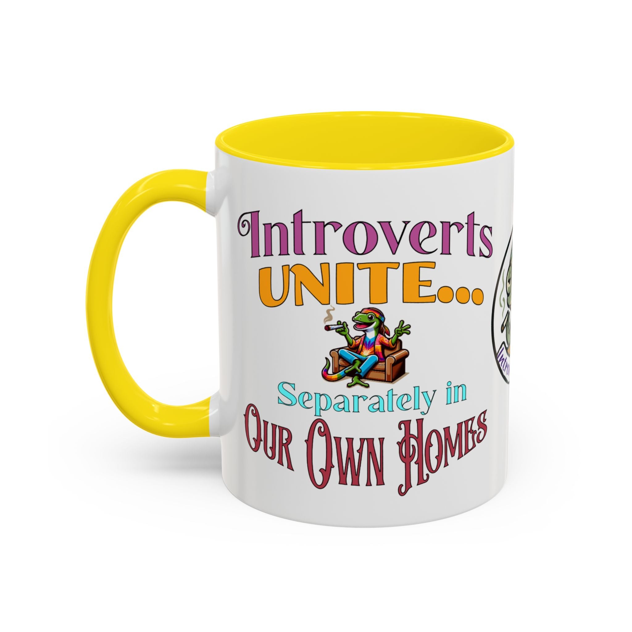 Introverts Unite Coffee Mug - Quirky Gift for Homebodies, Relaxing Vibes, Funny Ceramic Cup for Introverts, Cozy Home Decor, Unique [...]