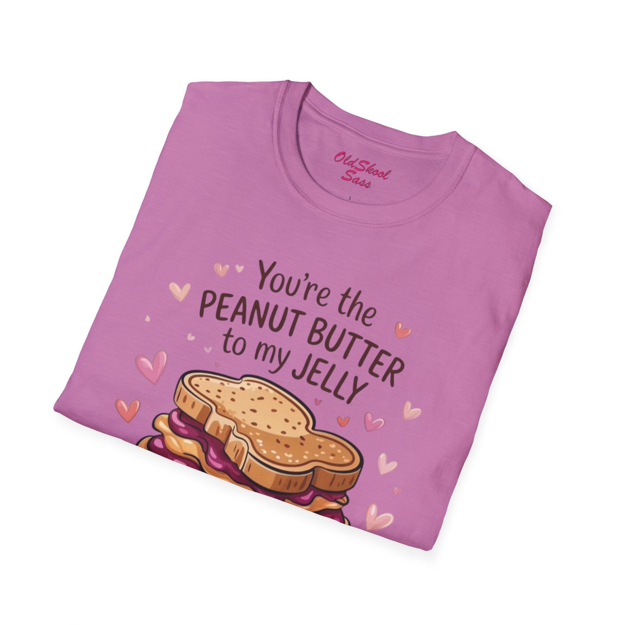 Cute Peanut Butter and Jelly Couple T-Shirt, Valentine's Day Gift, Sweet Relationship Tee, Fun Food Lovers Shirt, Unisex Graphic Top