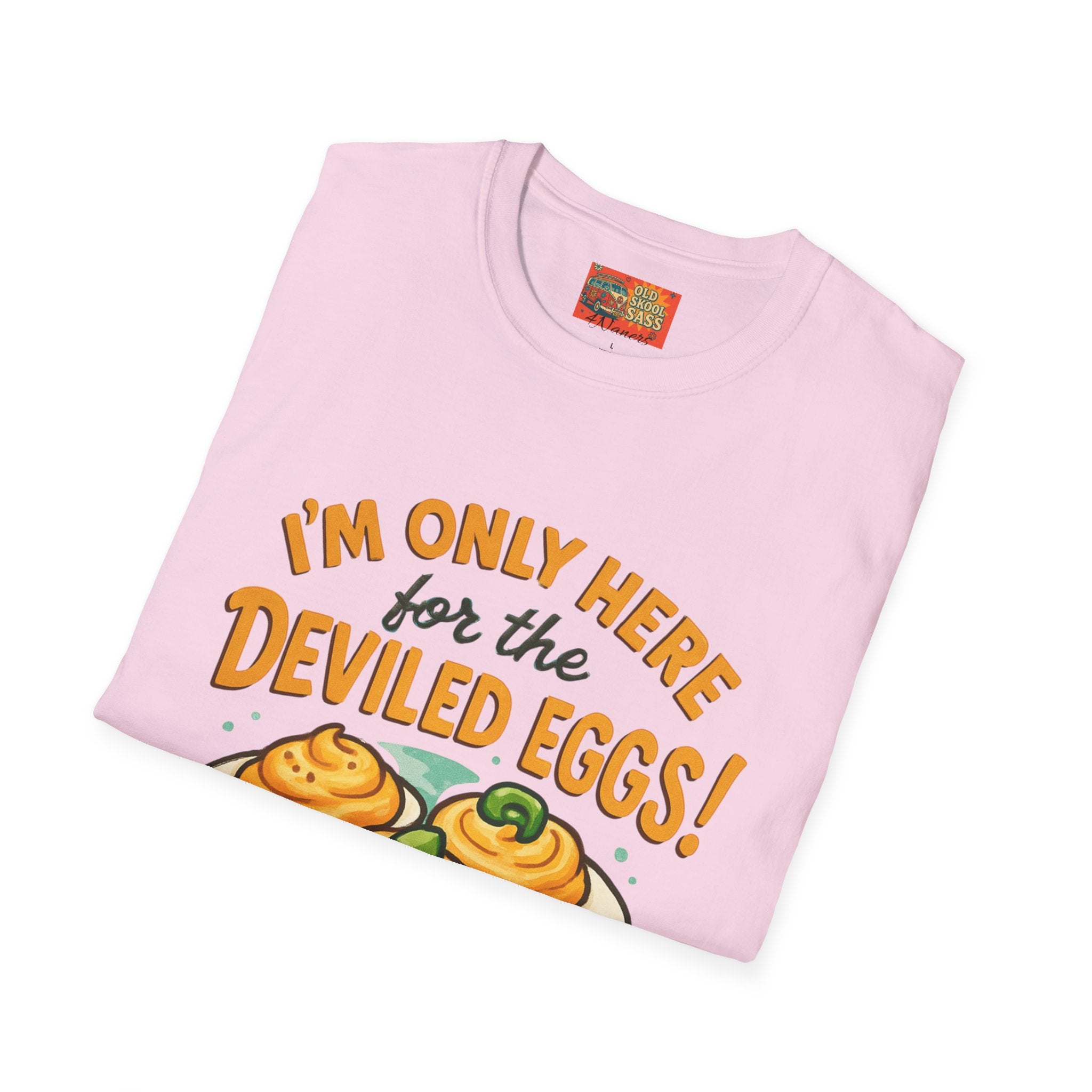 Funny Deviled Eggs T-Shirt, Casual Tee, Foodie Gift, Kitchen Shirt, Thanksgiving Apparel, Party Clothing