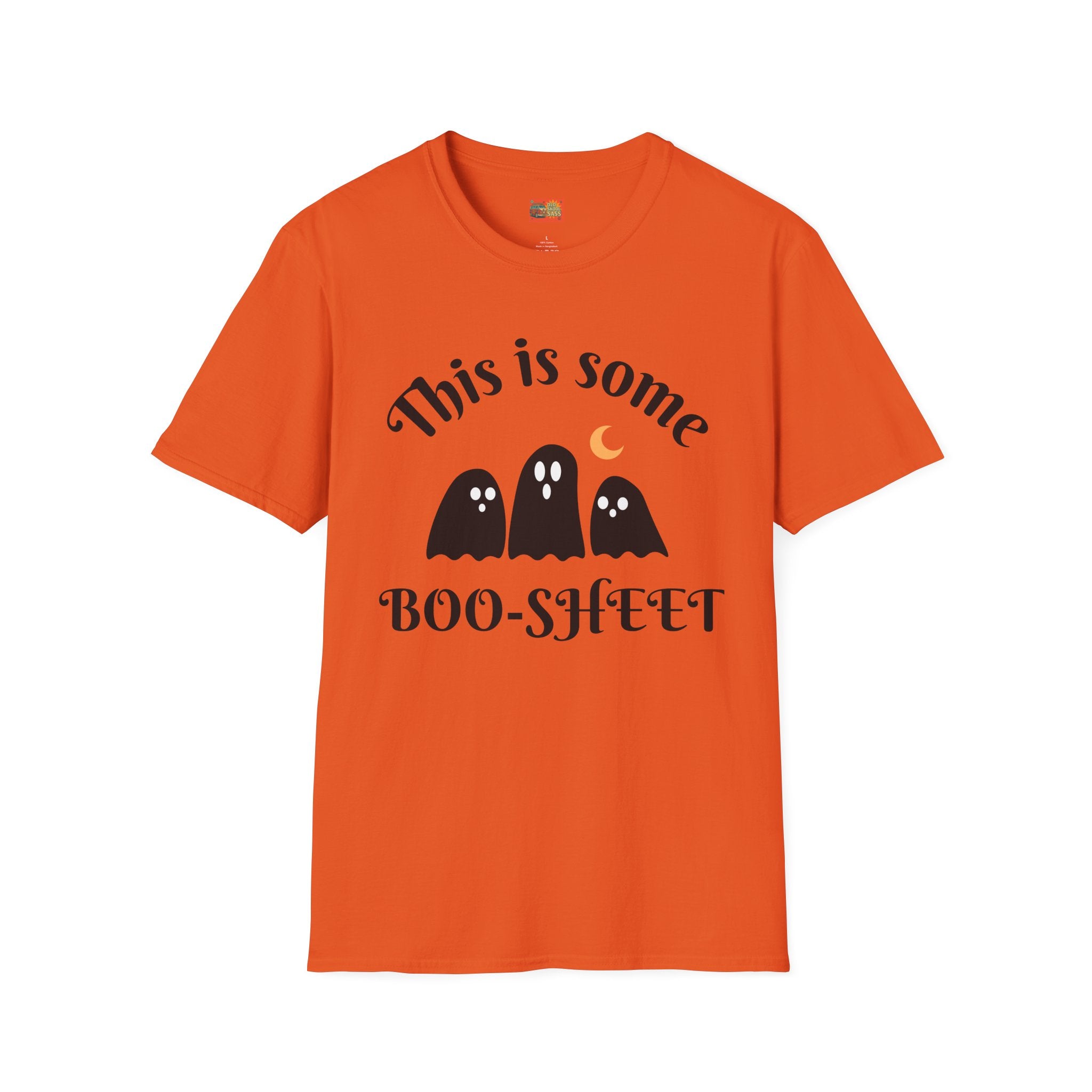 Unisex Halloween Graphic T-Shirt - This is Some Boo-Sheet, Funny Ghost Tee, Halloween Apparel, Fall Festival Shirt, Spooky Gift Idea