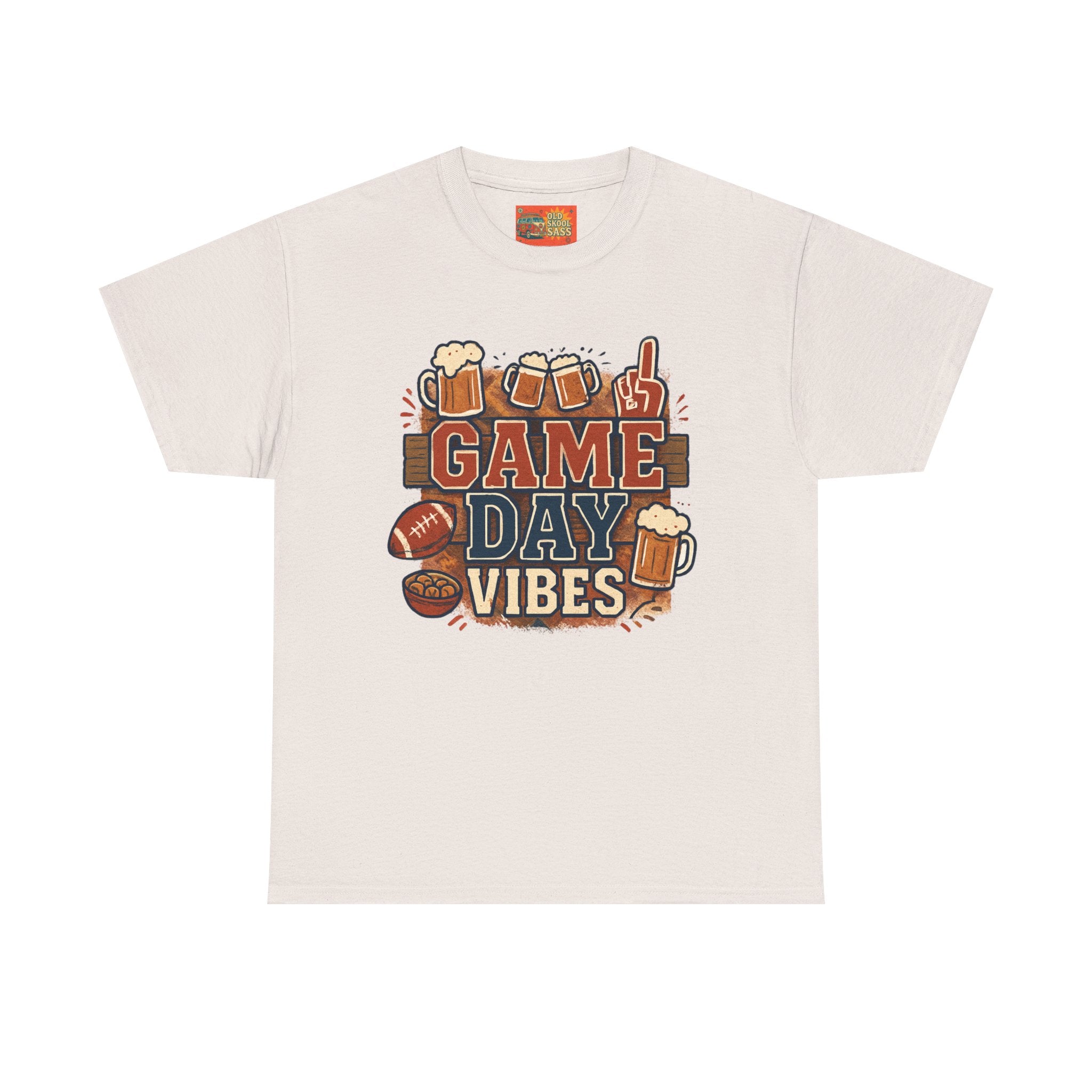 Game Day Vibes Unisex Cotton Tee, Sports T-Shirt, Casual Wear, Tailgating Gear, Game Watch Party Shirt, Gift for Sports Fans
