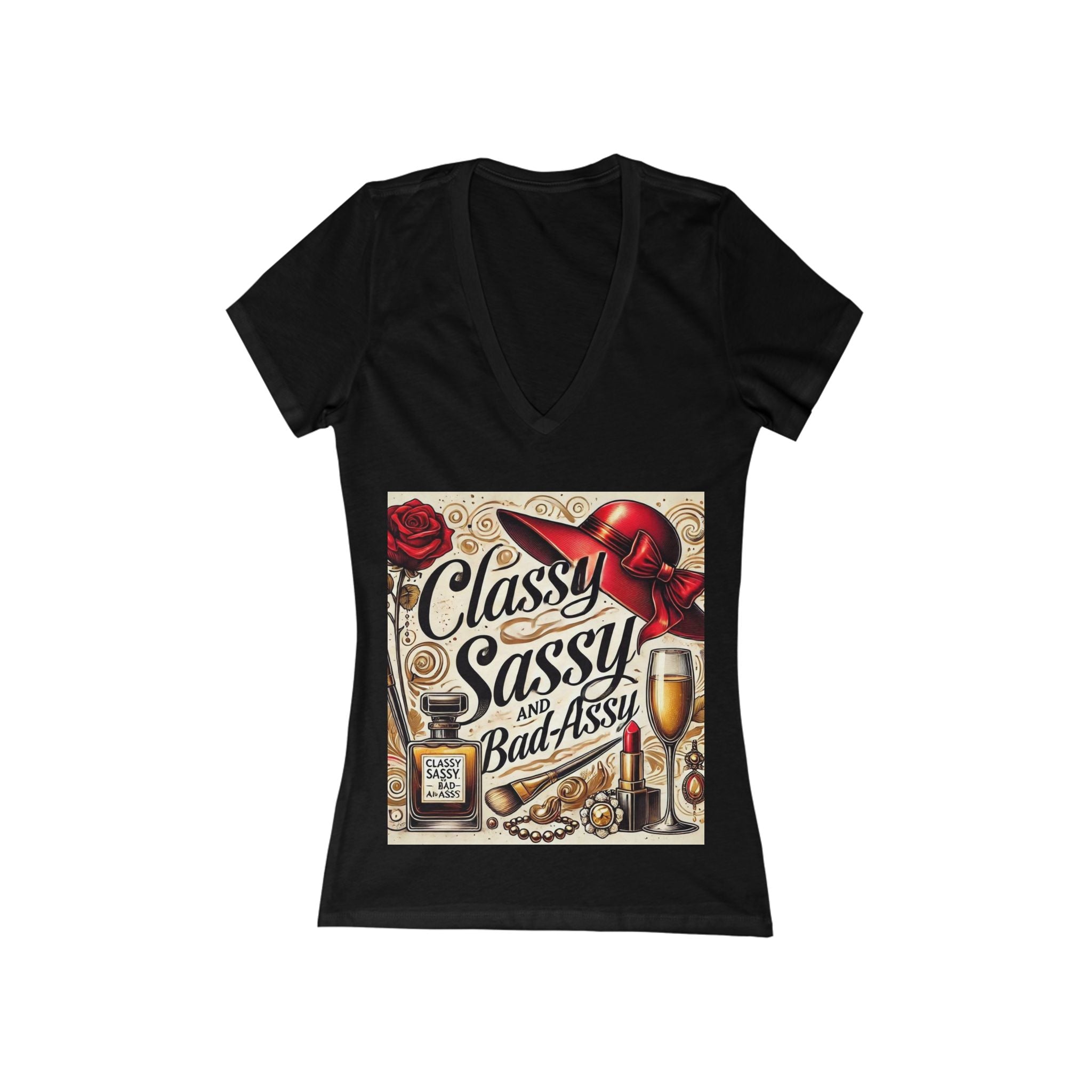 Classy Sassy Bad Ass Women's V-Neck Tee