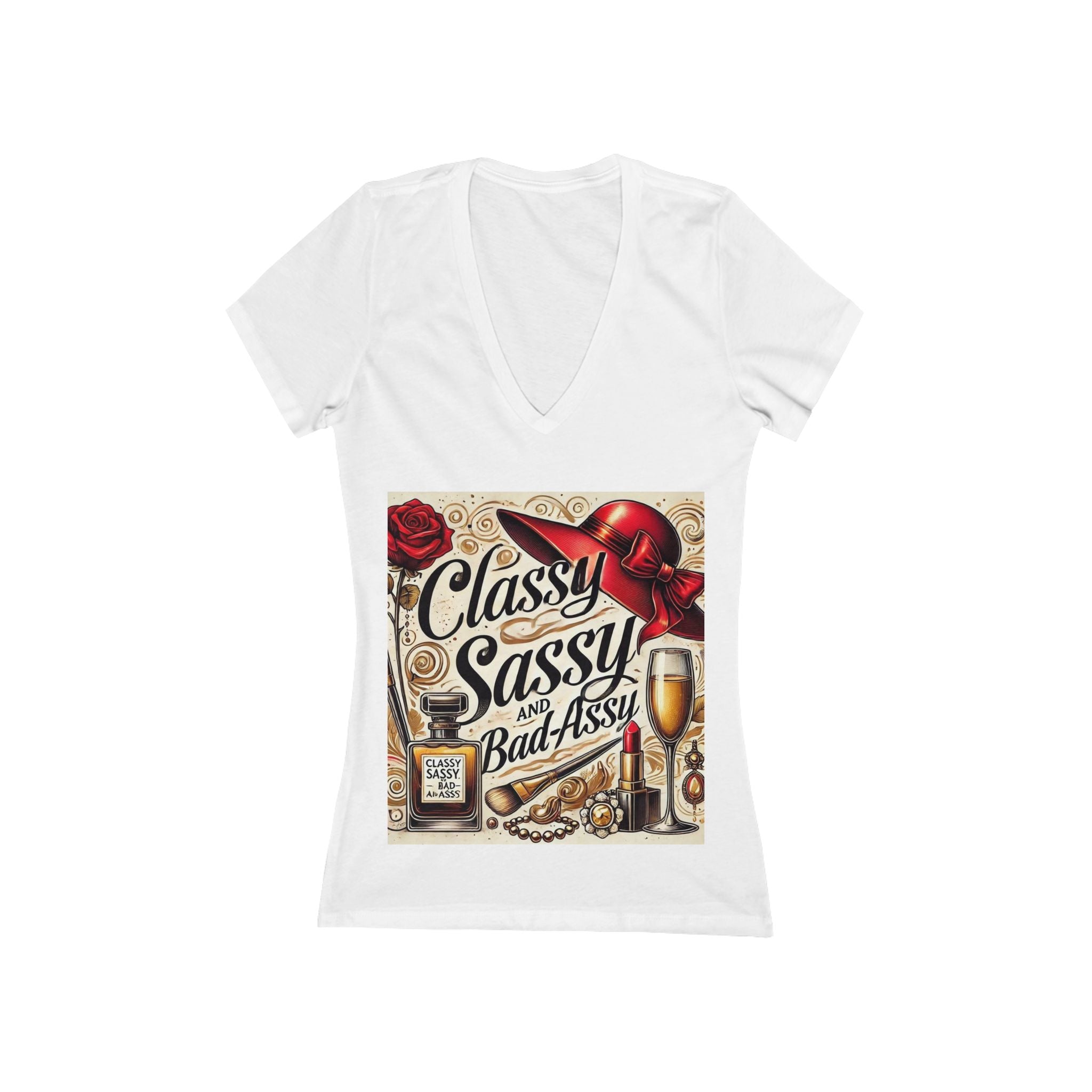 Classy Sassy Bad Ass Women's V-Neck Tee