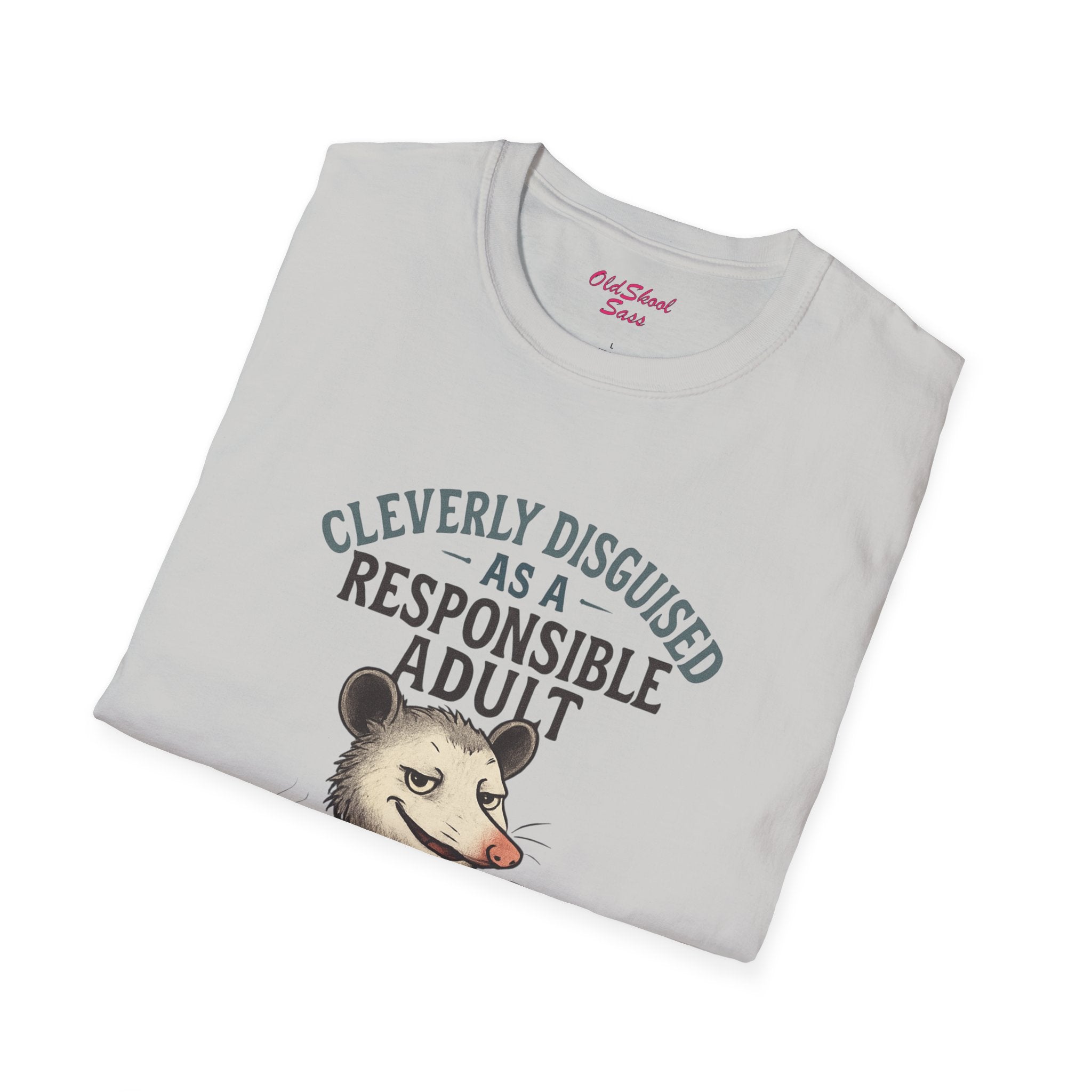Cleverly Disguised Adult T-Shirt, Funny Animal Tee, Gift for Adults, Humorous Outfit, Unisex Softstyle Shirt