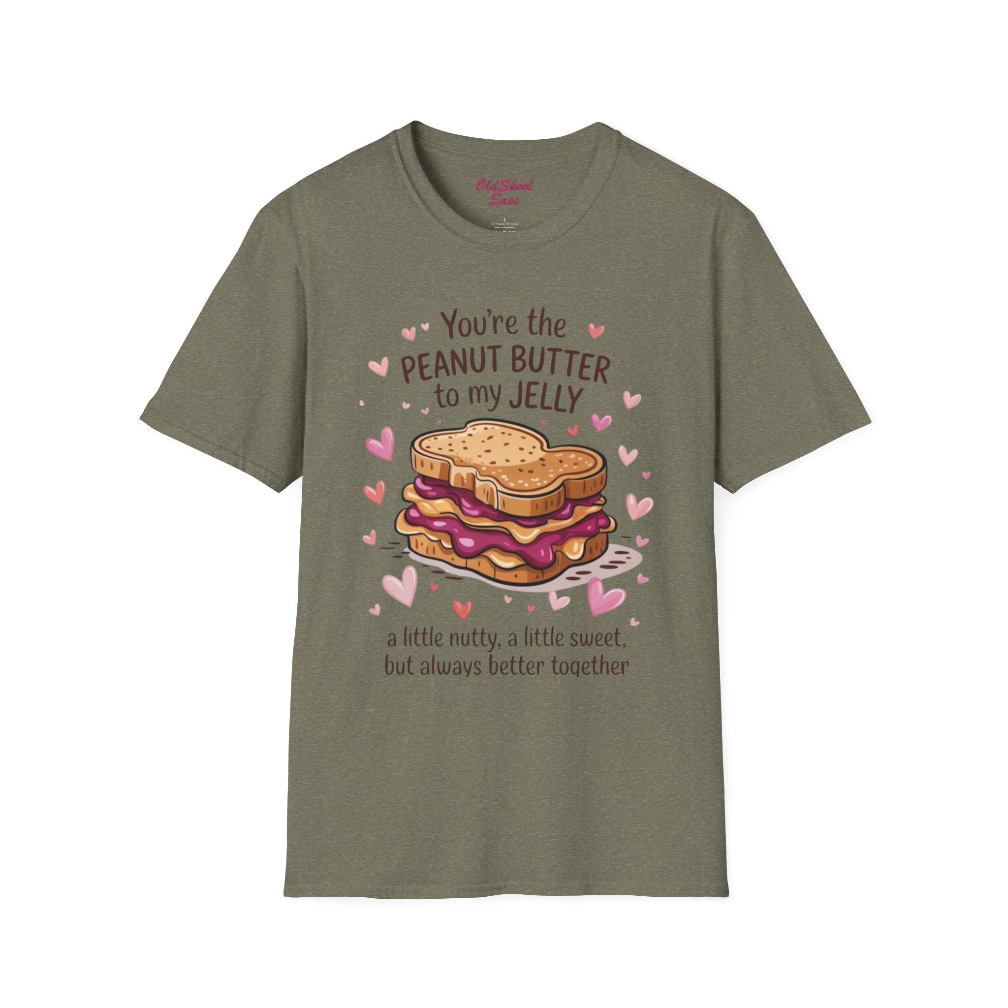 Cute Peanut Butter and Jelly Couple T-Shirt, Valentine's Day Gift, Sweet Relationship Tee, Fun Food Lovers Shirt, Unisex Graphic Top