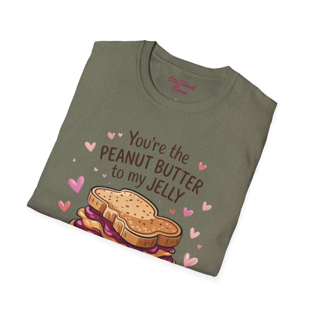 Cute Peanut Butter and Jelly Couple T-Shirt, Valentine's Day Gift, Sweet Relationship Tee, Fun Food Lovers Shirt, Unisex Graphic Top