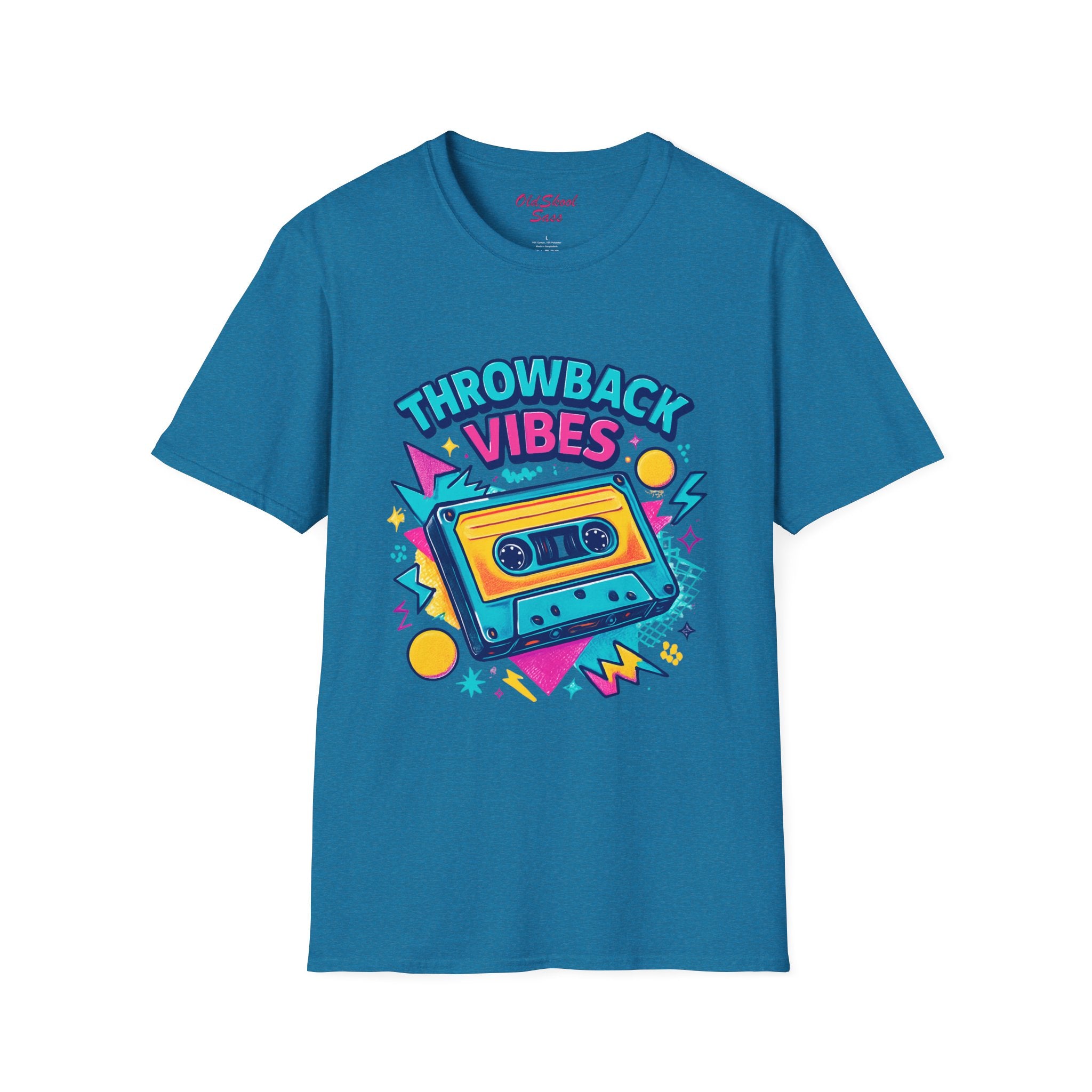 Retro Graphic T-Shirt, Throwback Vibes Tee, 80s 90s Nostalgia Shirt, Casual Wear, Trendy Gift for Music Lovers