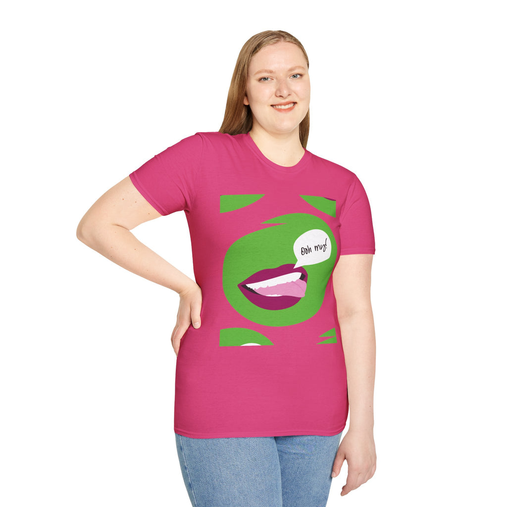 Bold Graphic Tee with Fun Design, Unisex Casual T-Shirt, Pop Art Style Apparel, Great for Summer Outings, Gift for Friends