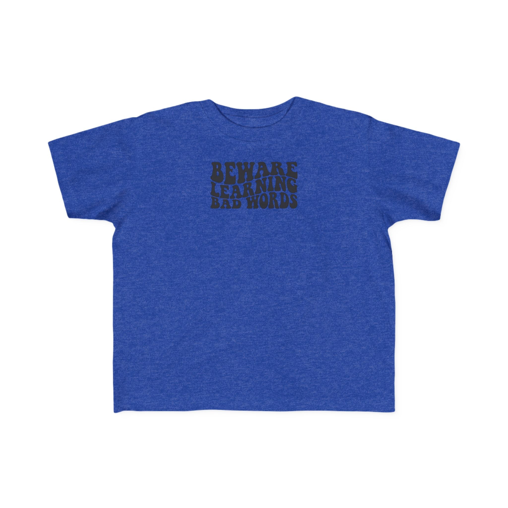 Beware Toddler T-Shirt - Beware Learning Bad Words, Cute Kids Tee, Funny Toddler Gift, Trendy Kids Apparel, Playful T-Shirt