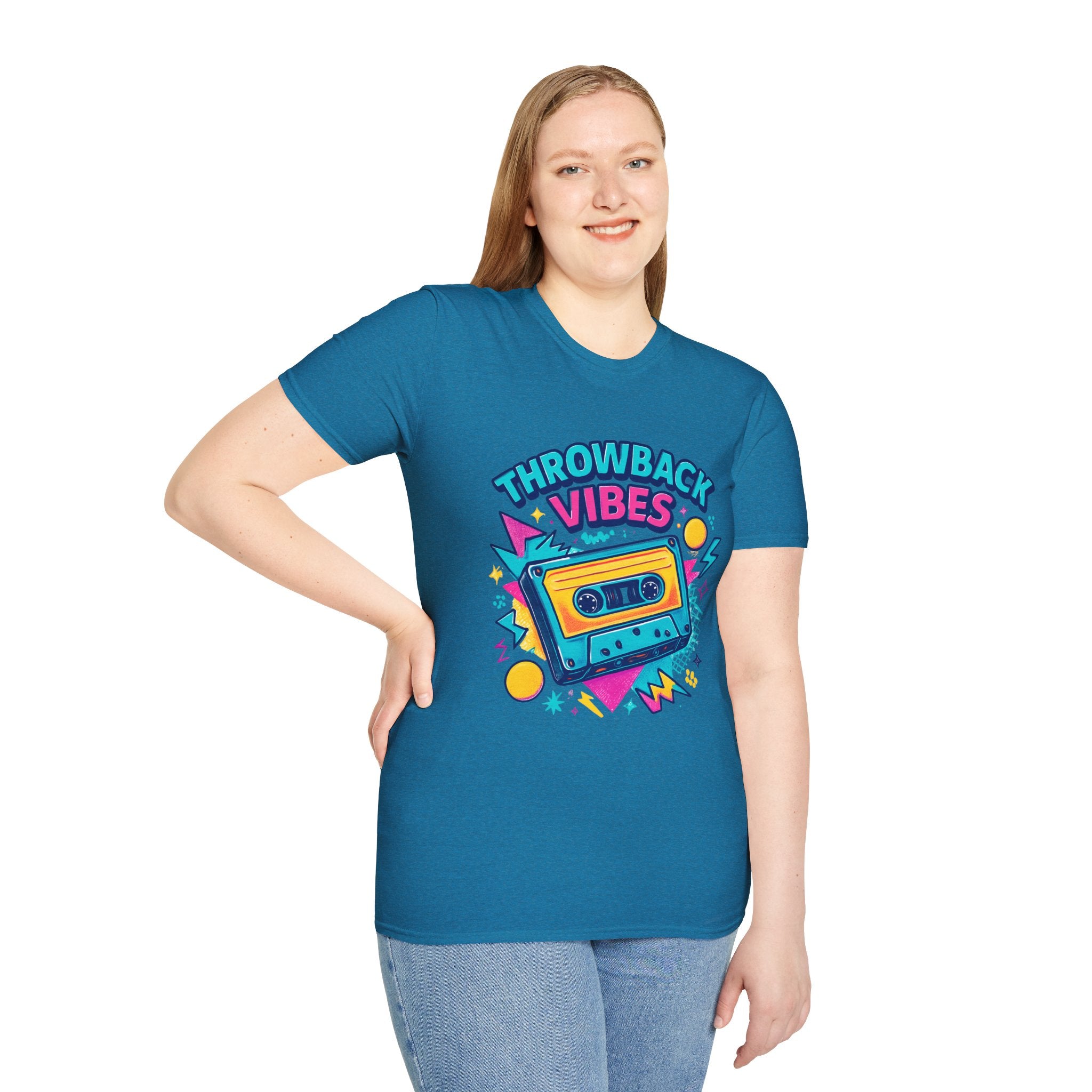 Retro Graphic T-Shirt, Throwback Vibes Tee, 80s 90s Nostalgia Shirt, Casual Wear, Trendy Gift for Music Lovers