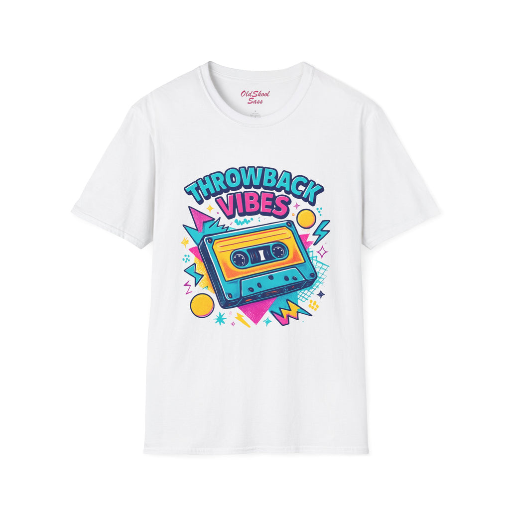 Retro Graphic T-Shirt, Throwback Vibes Tee, 80s 90s Nostalgia Shirt, Casual Wear, Trendy Gift for Music Lovers