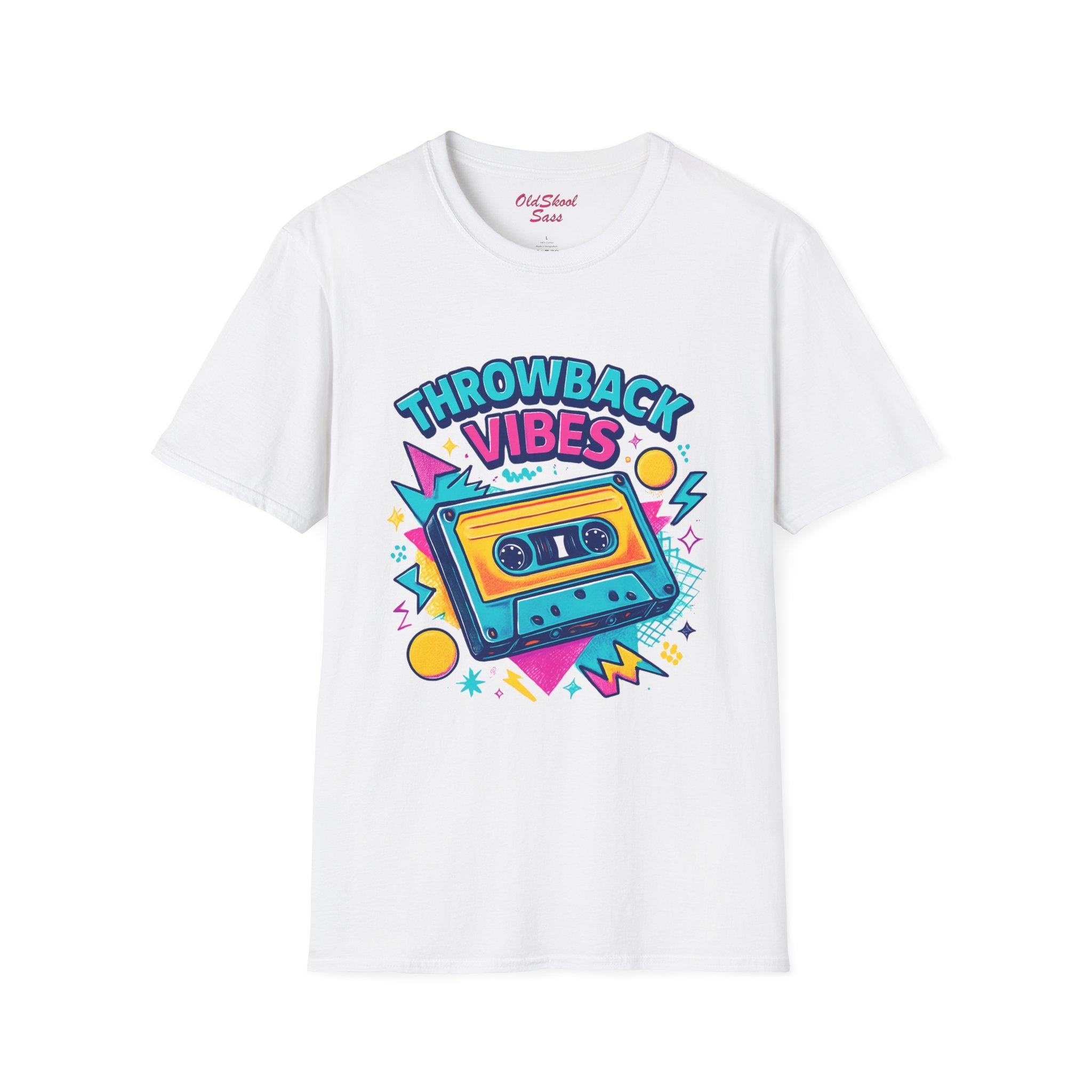 Retro Graphic T-Shirt, Throwback Vibes Tee, 80s 90s Nostalgia Shirt, Casual Wear, Trendy Gift for Music Lovers
