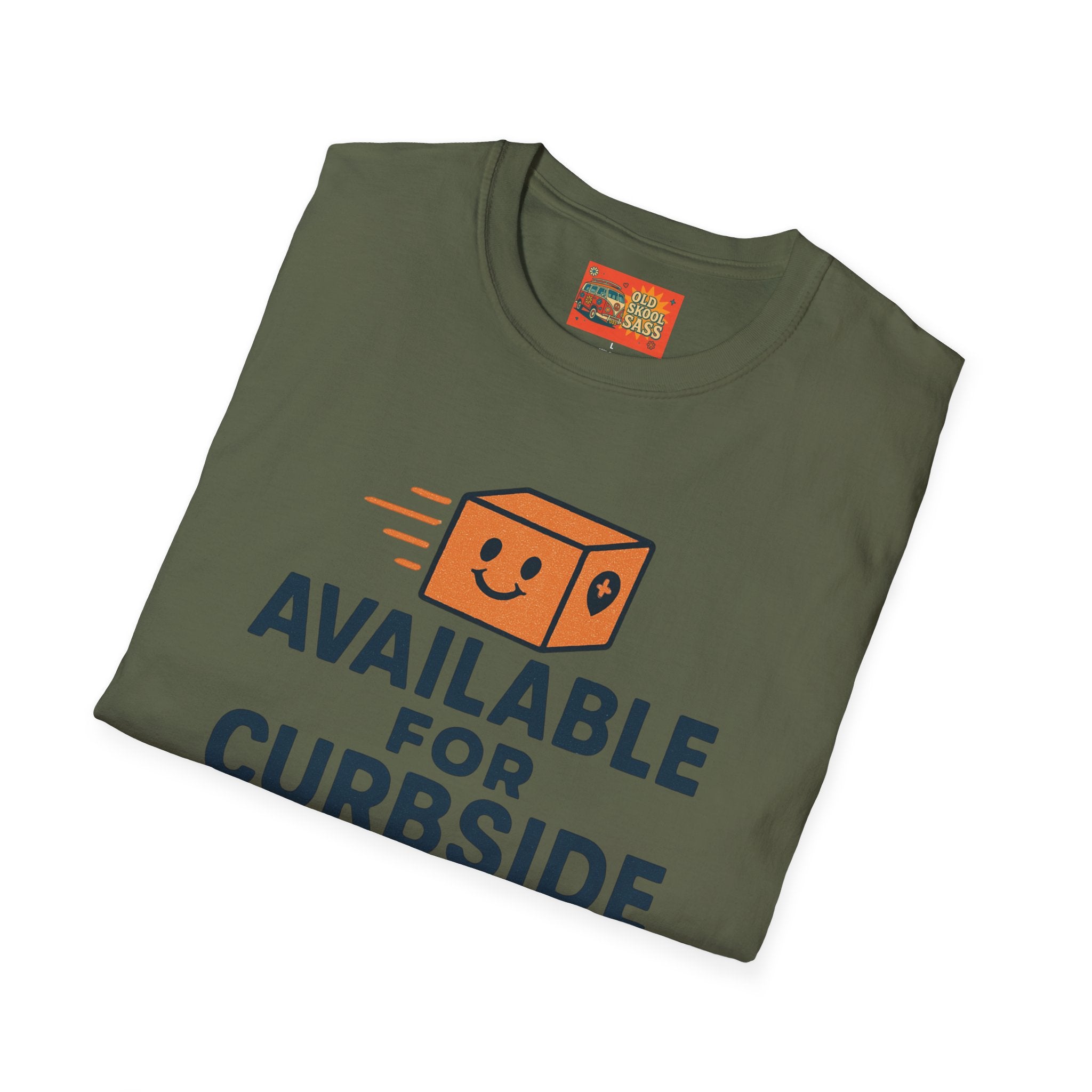 Curbside Pickup T-Shirt | Funny Unisex Tee for Delivery Lovers | Gift for Entrepreneurs | Casual Wear for Home & Work