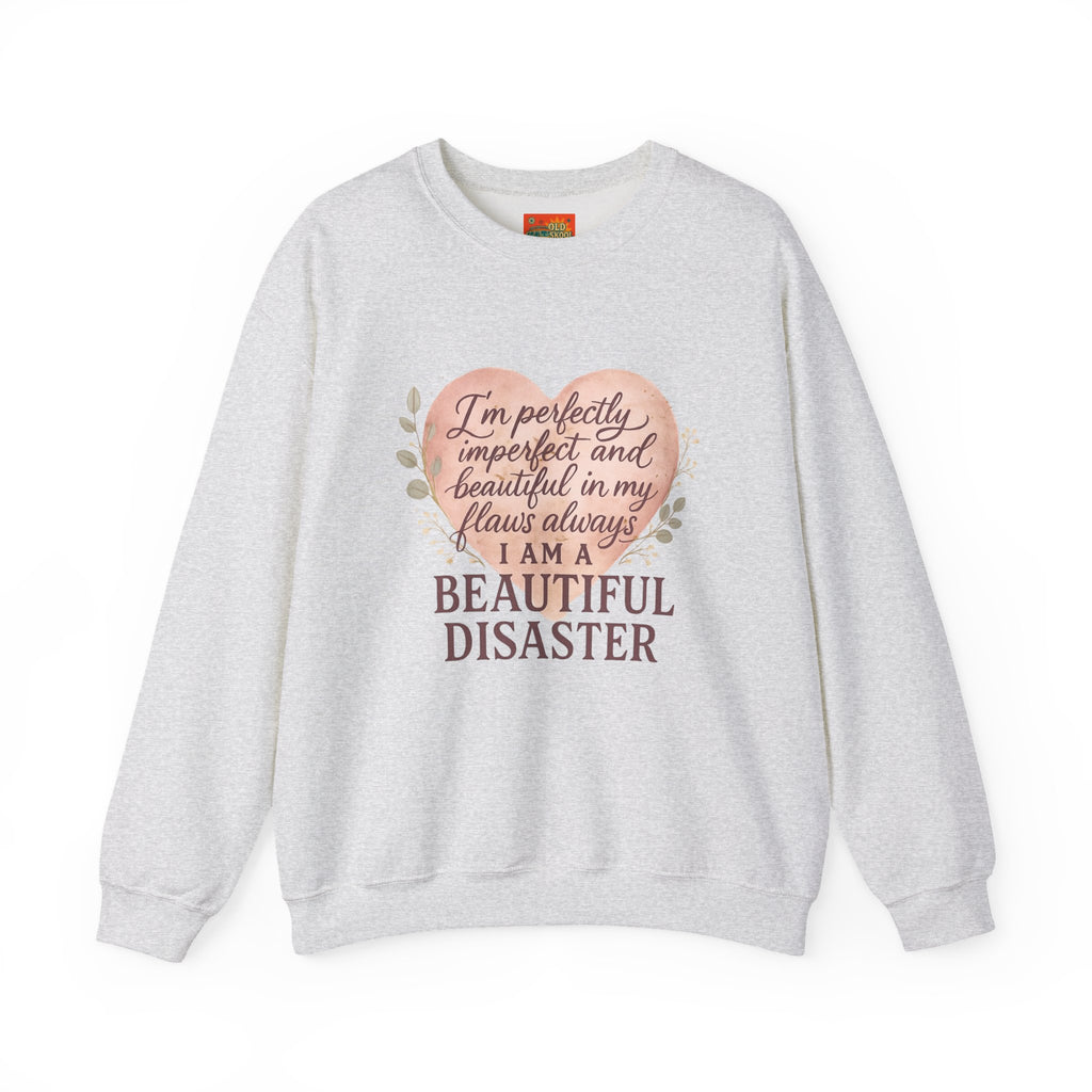 Perfectly Imperfect Heart Sweatshirt | Unisex Crewneck | Casual Cozy Gift for Friends | Fall Fashion | Heartbreak Recovery