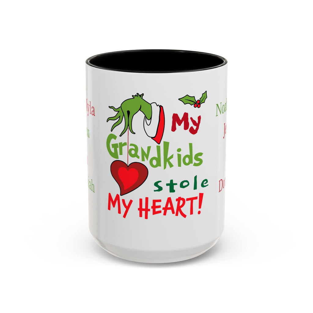 Grinch Personalized Holiday Accent Coffee Mug - Unique Gift for Friends, Family, Special Occasions, Customizable, Fun Décor, Heartwarming