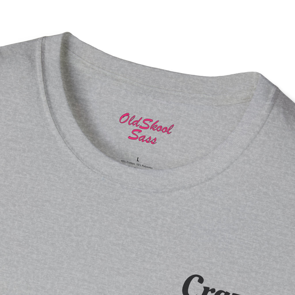 Crazy Train Unisex Softstyle T-Shirt, Perfect for Train Lovers, Unique Gift for Him/Her, Casual Wear, Fun Graphic Tee