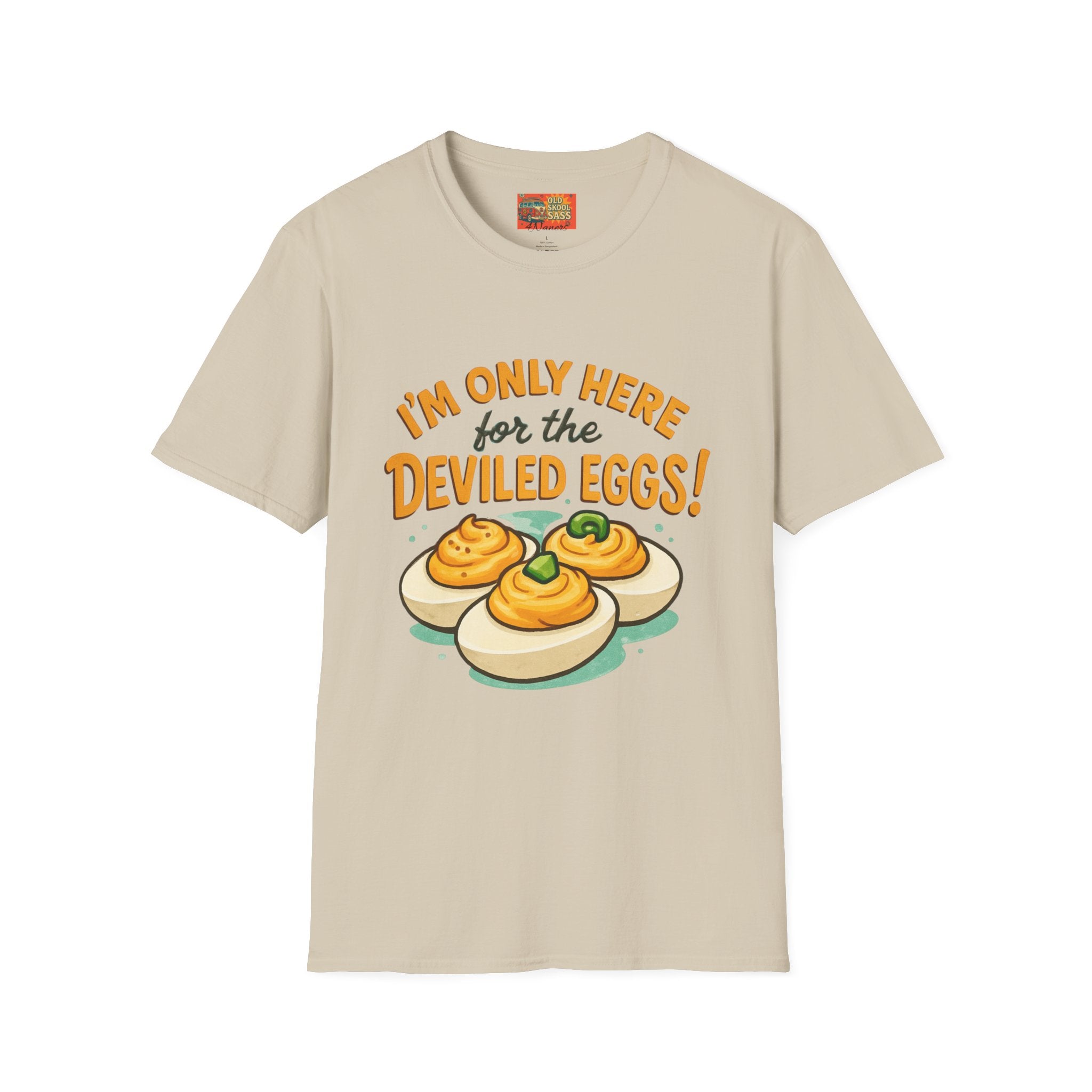 Funny Deviled Eggs T-Shirt, Casual Tee, Foodie Gift, Kitchen Shirt, Thanksgiving Apparel, Party Clothing