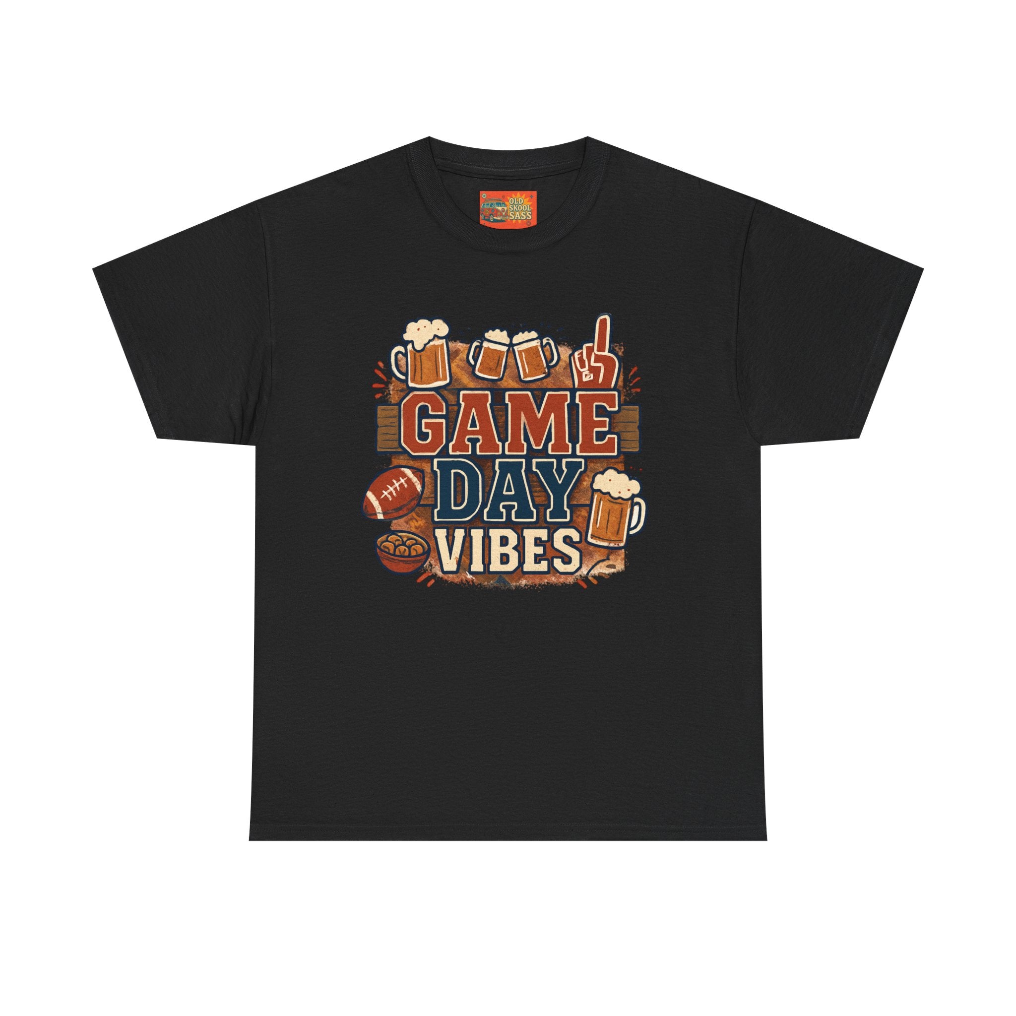 Game Day Vibes Unisex Cotton Tee, Sports T-Shirt, Casual Wear, Tailgating Gear, Game Watch Party Shirt, Gift for Sports Fans