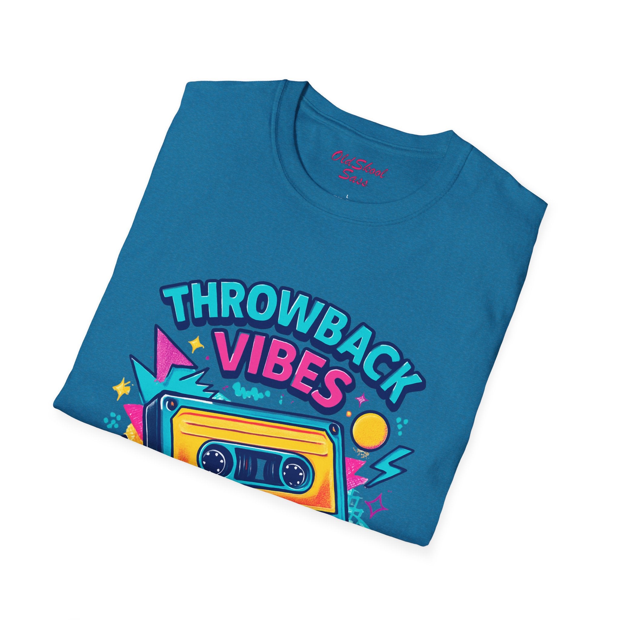 Retro Graphic T-Shirt, Throwback Vibes Tee, 80s 90s Nostalgia Shirt, Casual Wear, Trendy Gift for Music Lovers