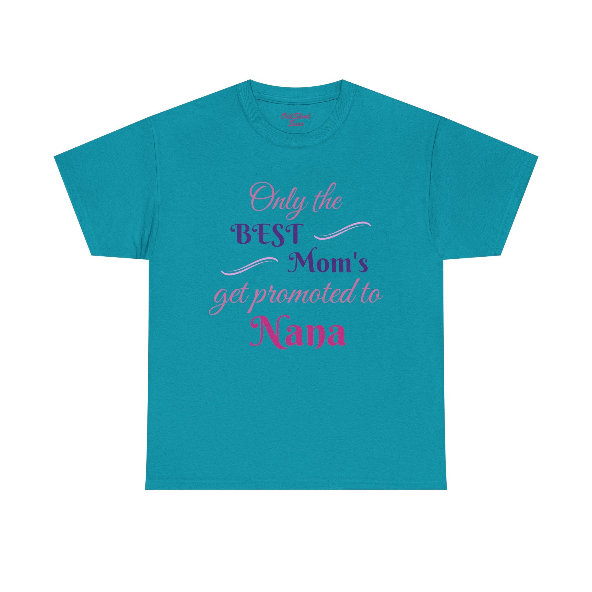 Best Mom's Promotion Tee, Gift for New Nana, Mother's Day T-Shirt, Celebration Shirt, Family Reunion Wear