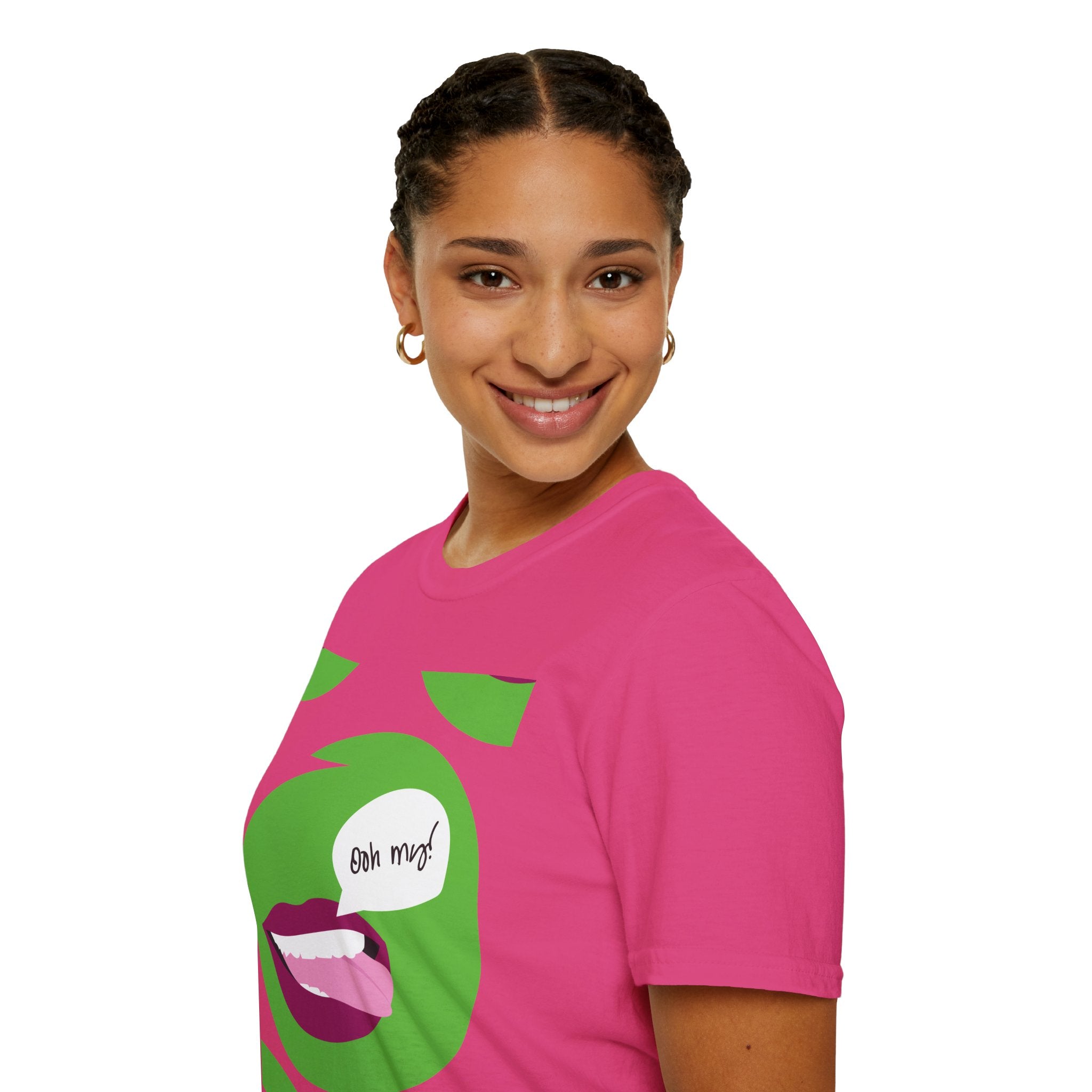 Bold Graphic Tee with Fun Design, Unisex Casual T-Shirt, Pop Art Style Apparel, Great for Summer Outings, Gift for Friends